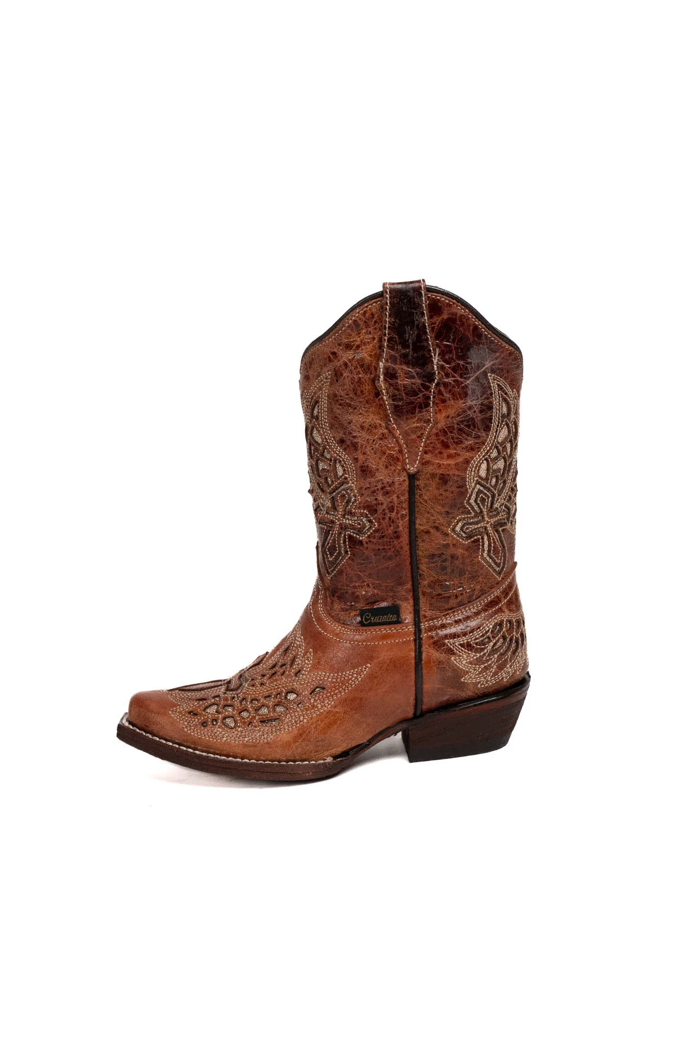 Little Cruz Piedra Retro Cowgirl Boot - Image 12