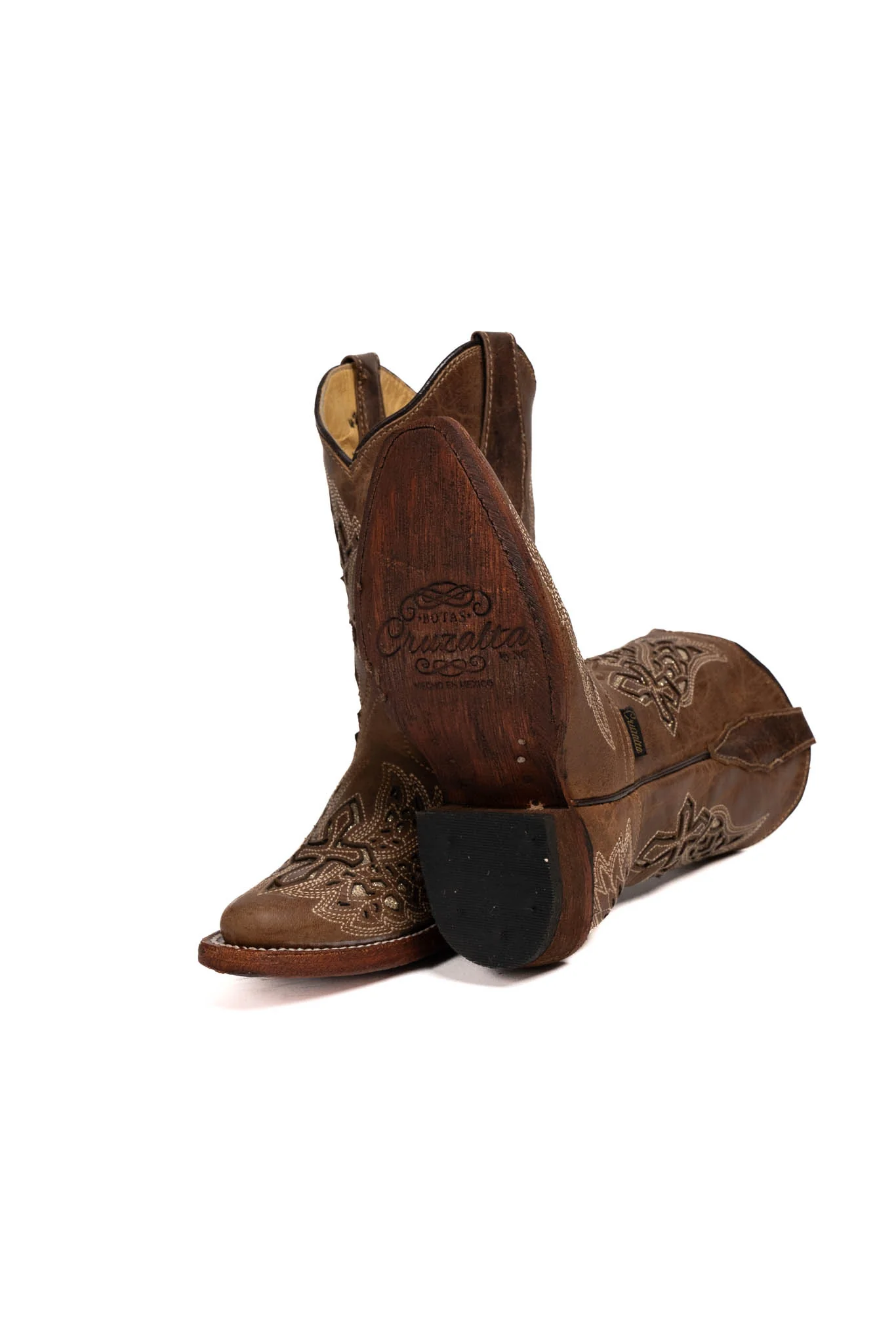 Little Cruz Piedra Retro Cowgirl Boot - Image 4