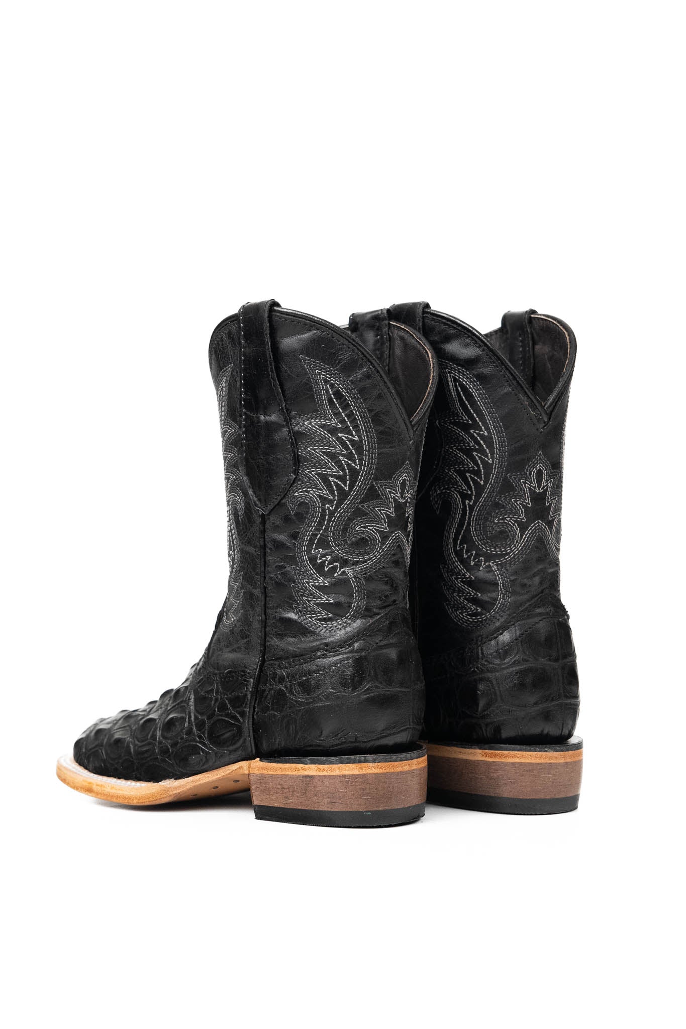 Little Caiman Hornback Pro Rodeo Kids Boot - Image 4