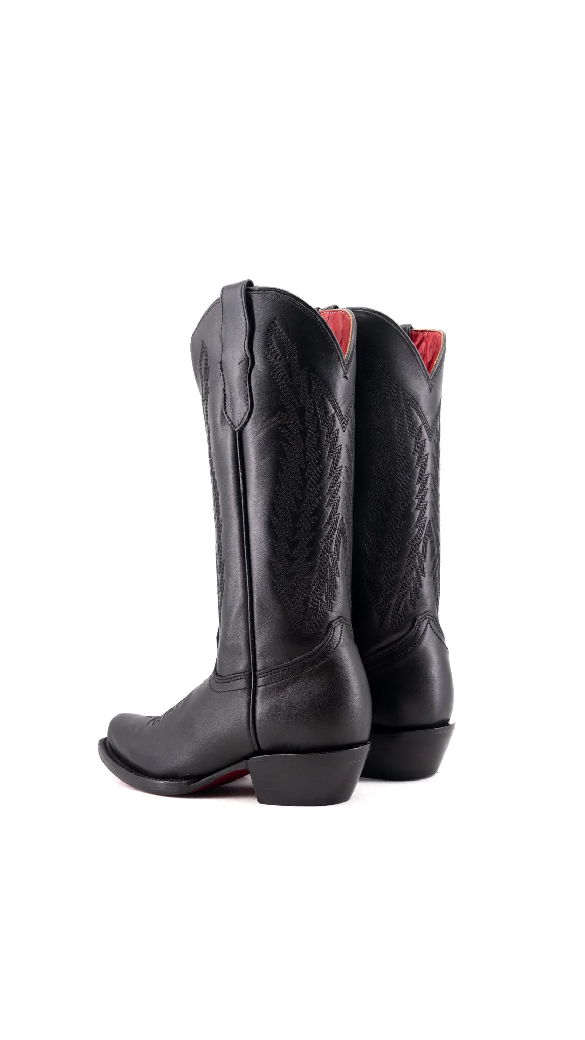 Little Valentina Tall Red Bottom Snip Toe Cowgirl Boot - Image 3