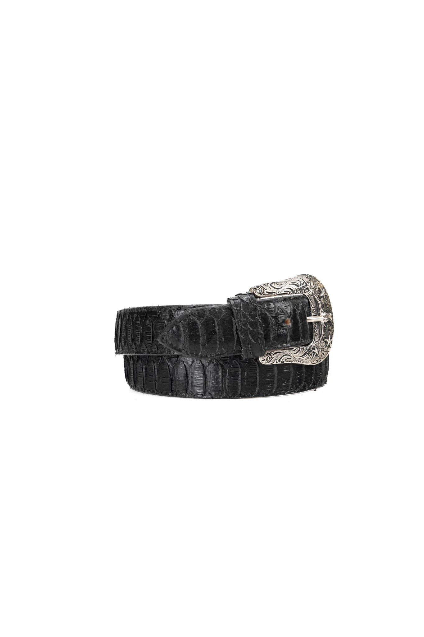 Python Longhorn X Buckle Cowboy Belt - Image 12