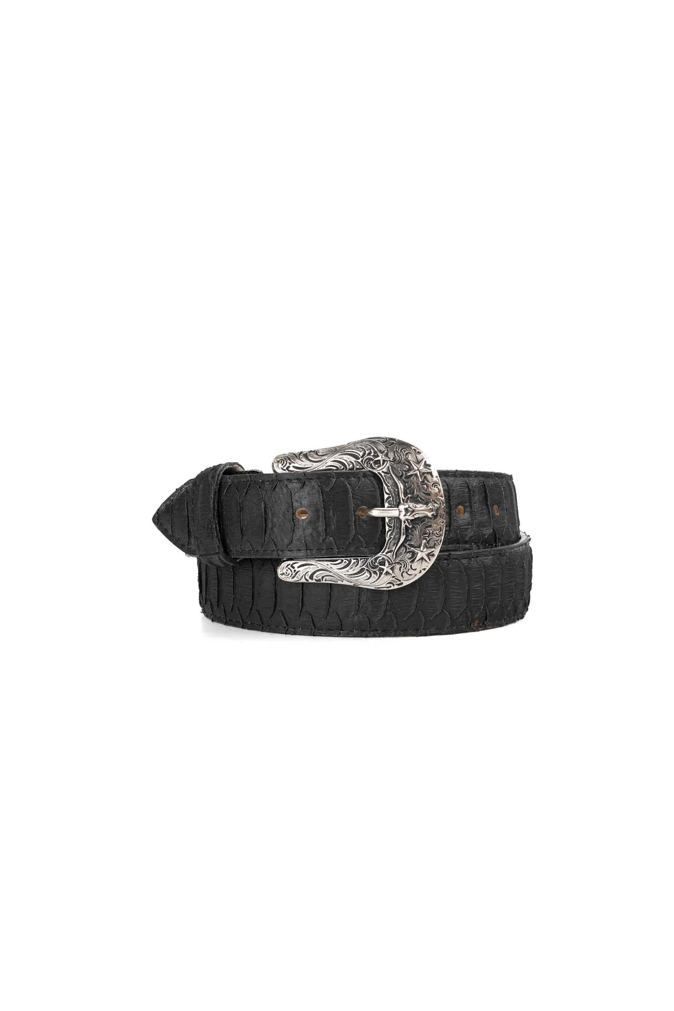 Python Longhorn X Buckle Cowboy Belt - Image 17