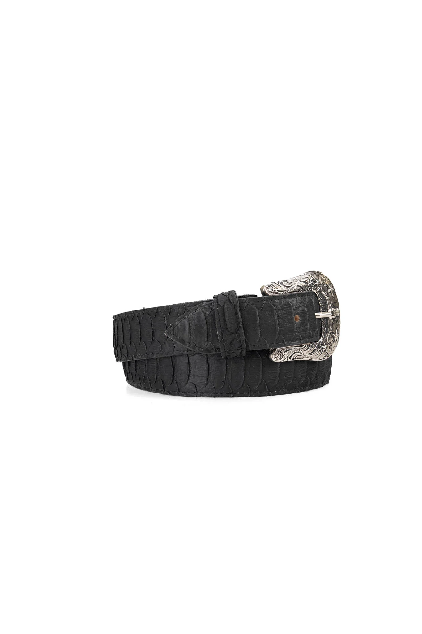 Python Longhorn X Buckle Cowboy Belt - Image 18