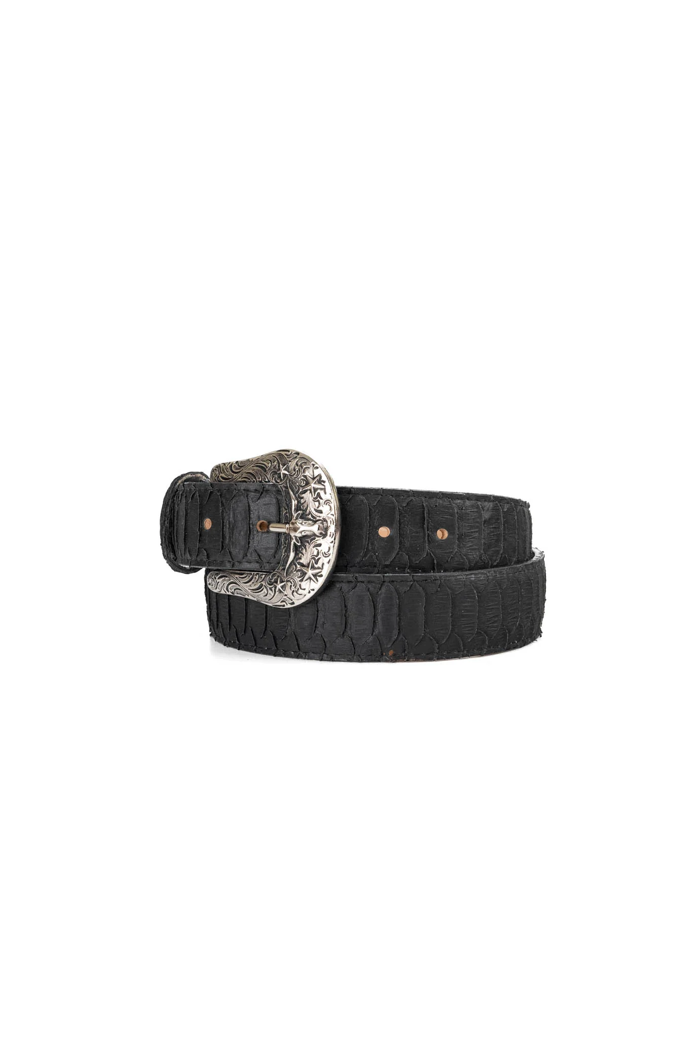 Python Longhorn X Buckle Cowboy Belt - Image 19