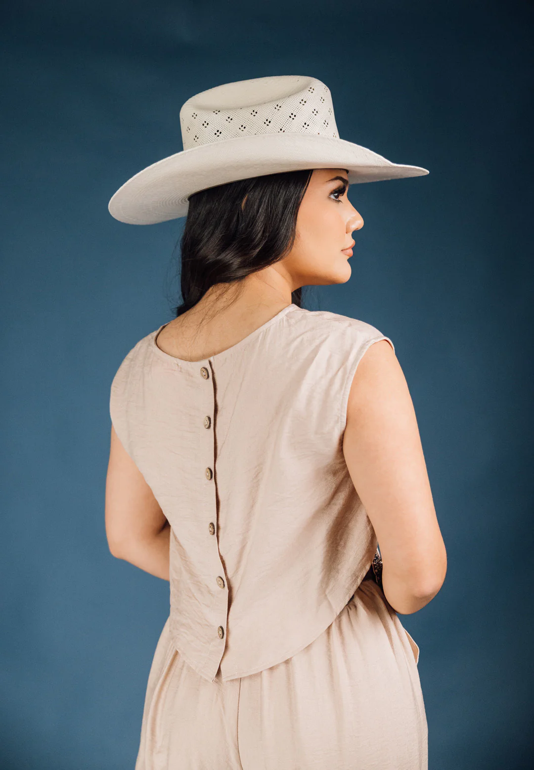 Loose Fit Woven Top & Pants Set - Image 9