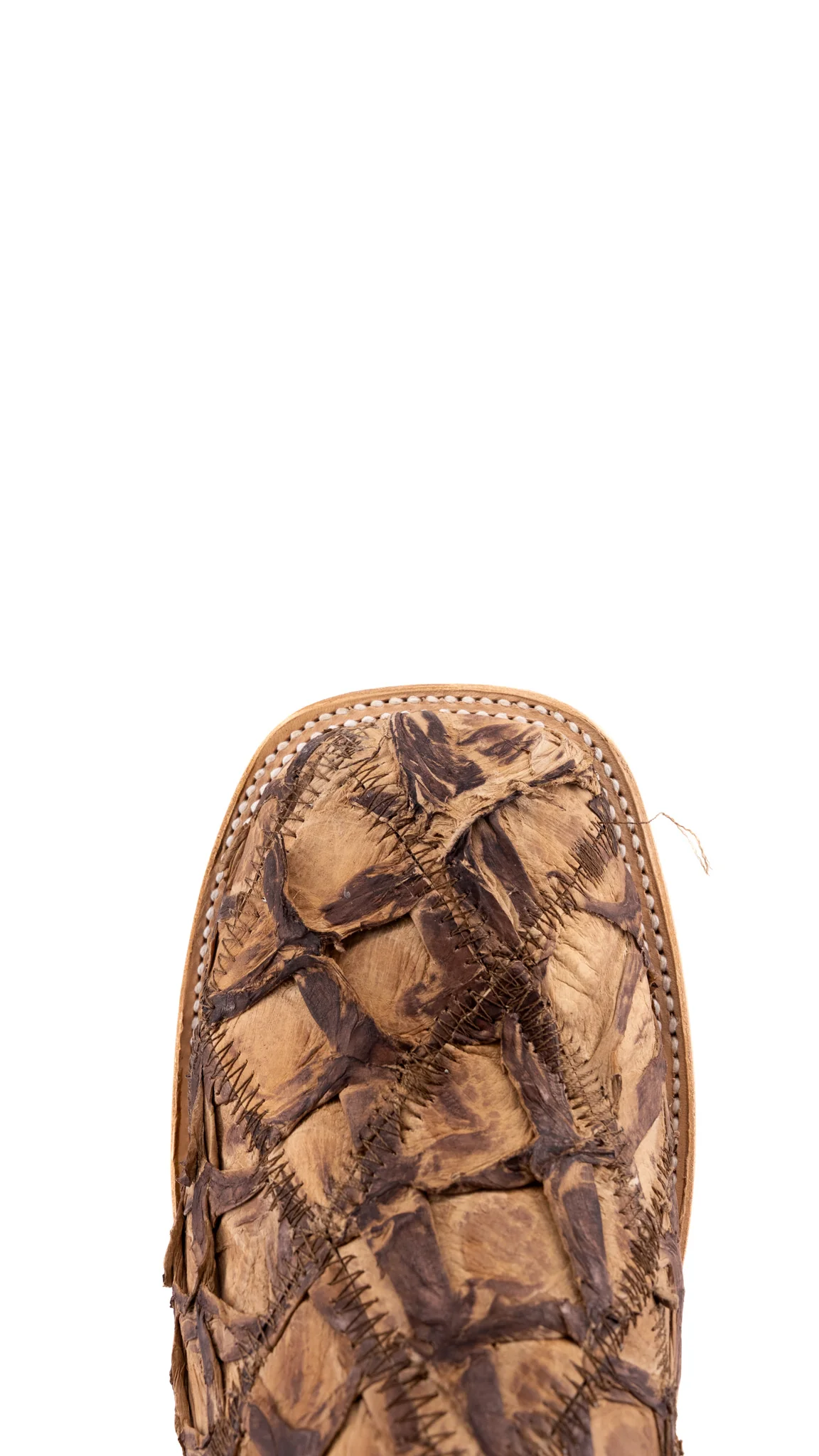 Lucas Exotic Pirarucu Patchwork Square Toe Cowboy Boot - Image 21
