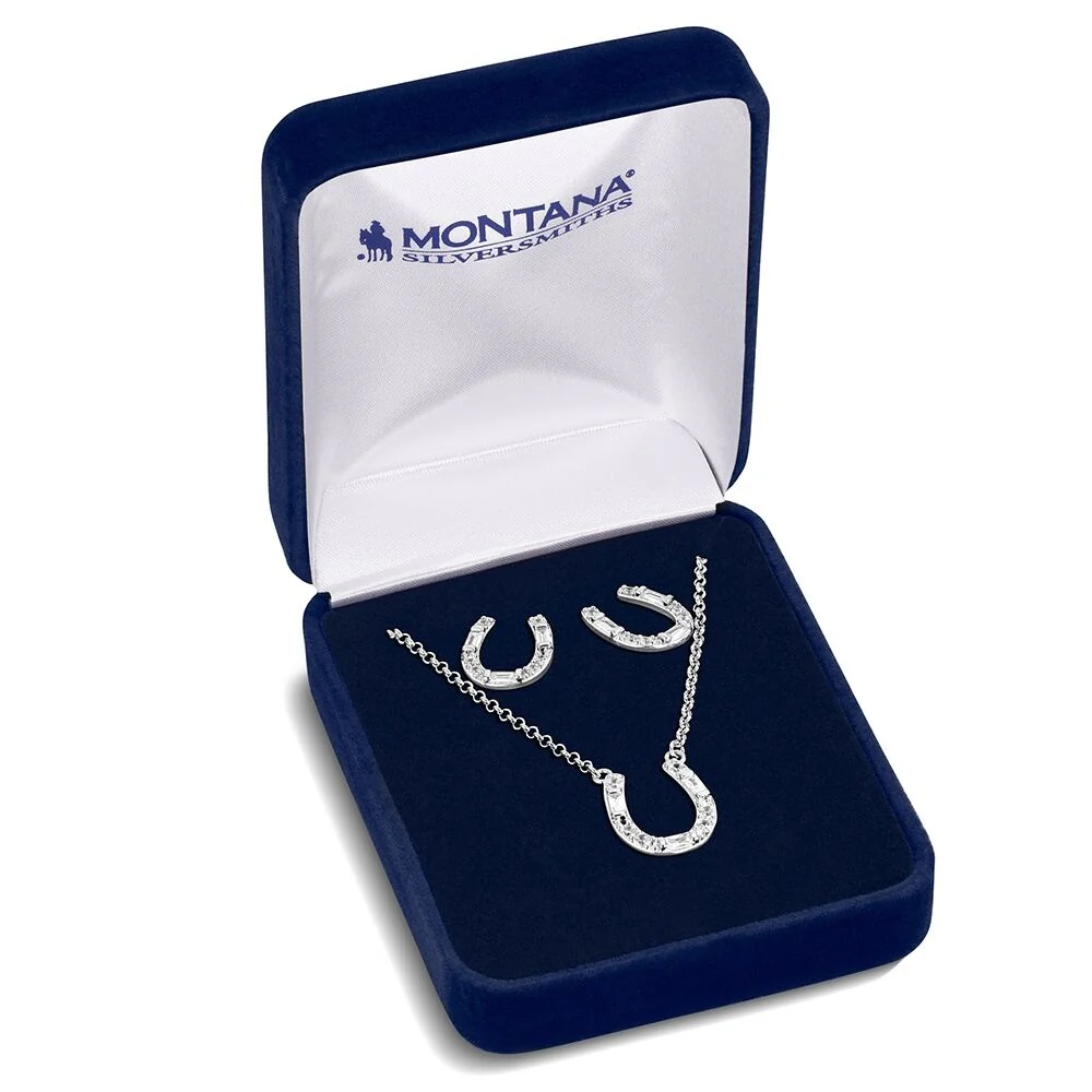 Lucky Stride Horseshoe Jewelry Set - Image 3
