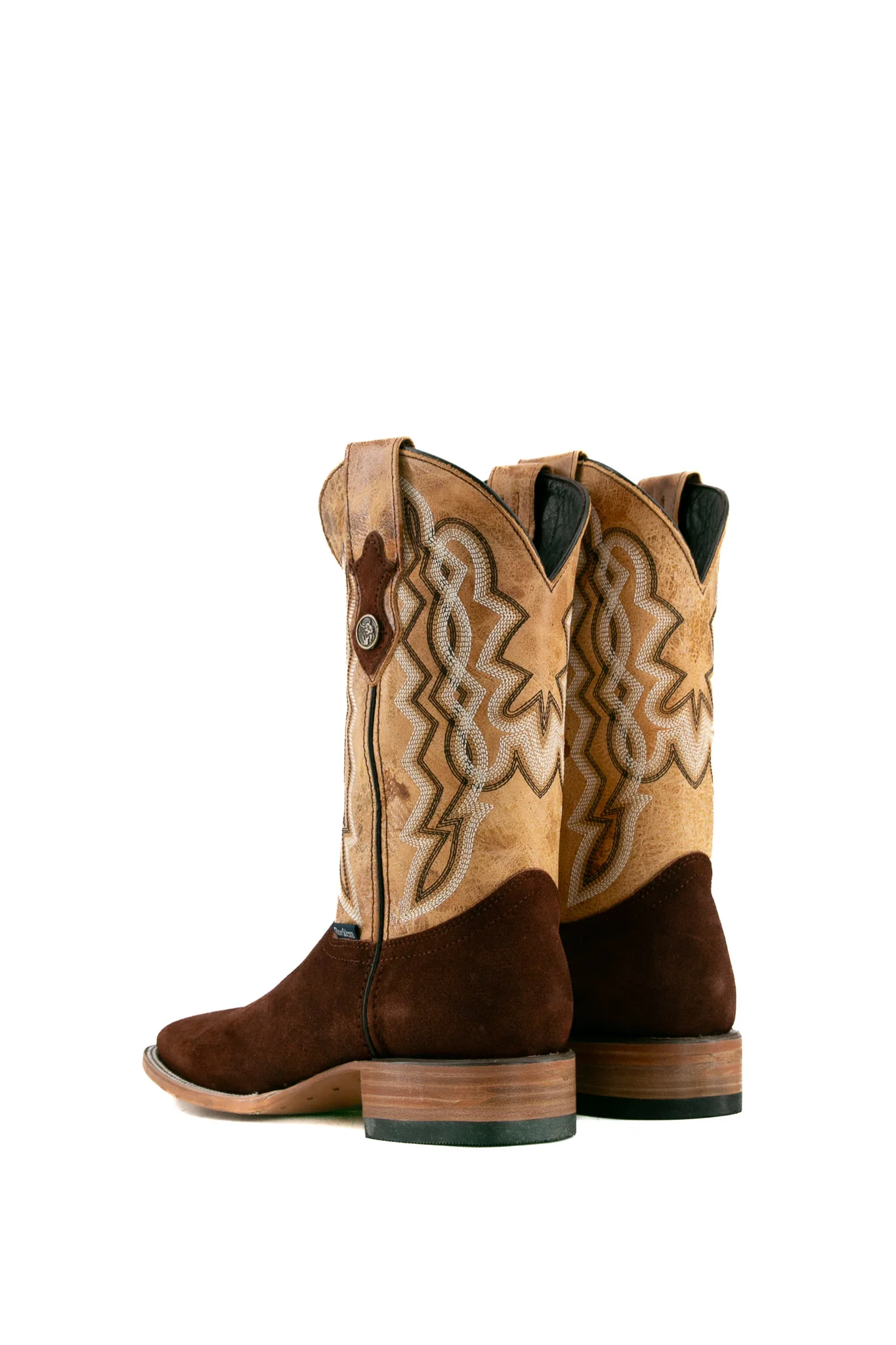 Luke Suede Square Toe Cowboy Boot - Image 13