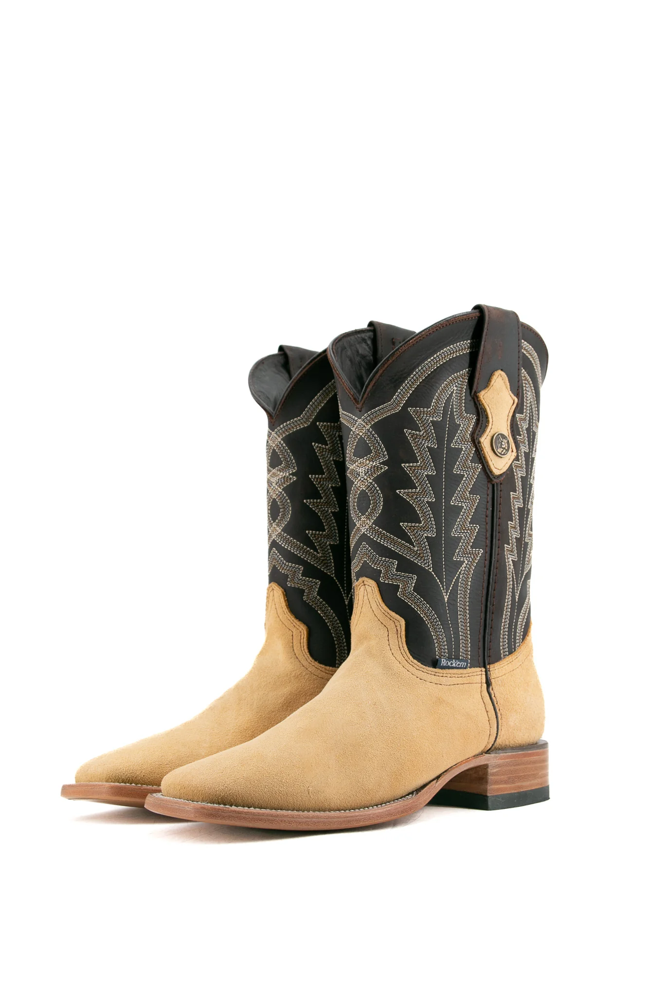 Luke Suede Square Toe Cowboy Boot - Image 16