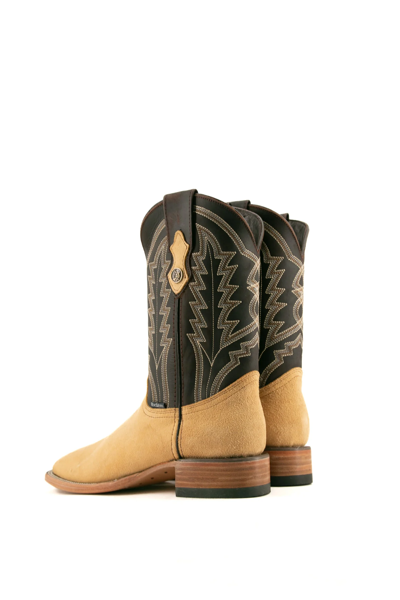 Luke Suede Square Toe Cowboy Boot - Image 18