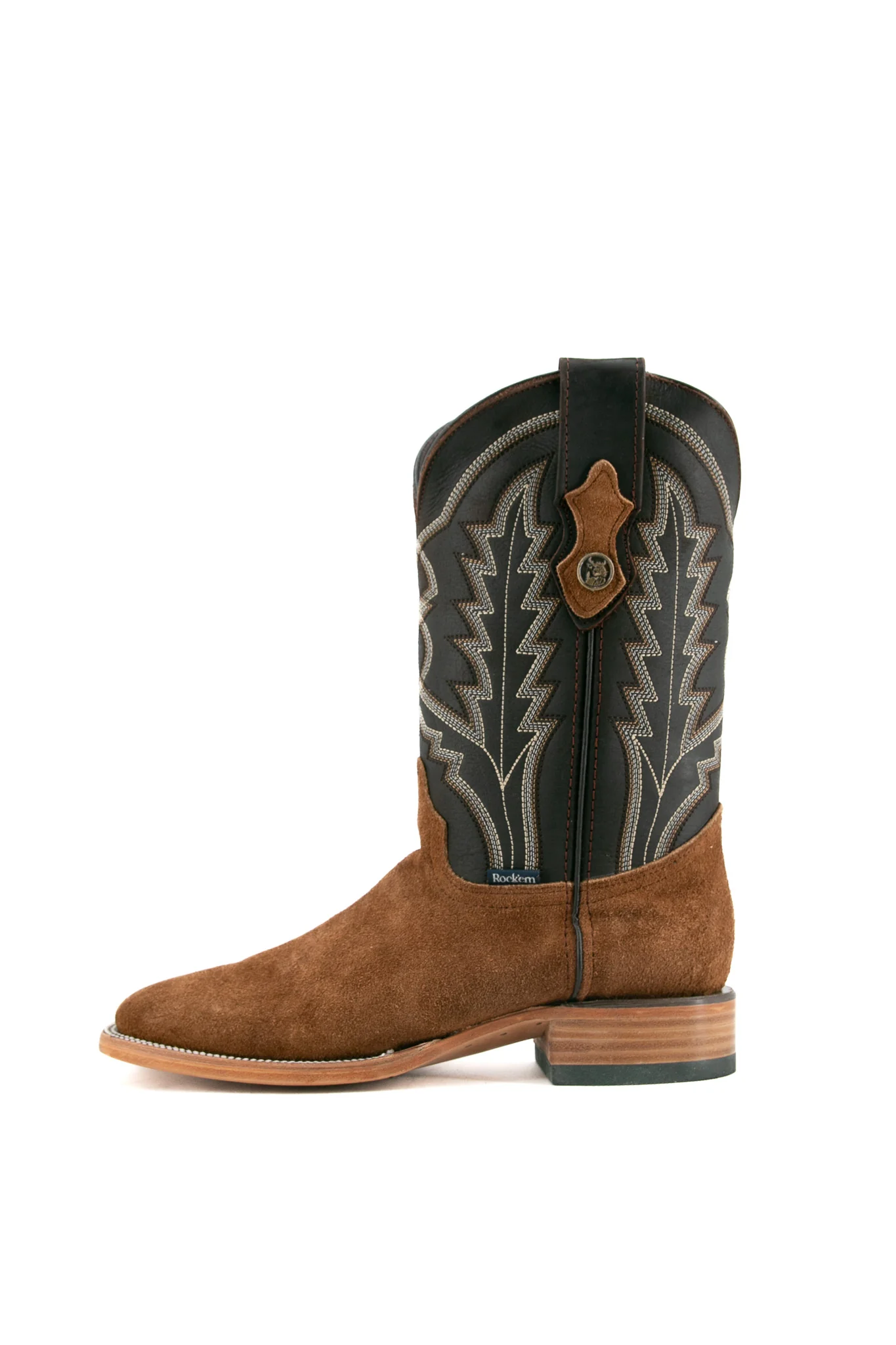 Luke Suede Square Toe Cowboy Boot - Image 22