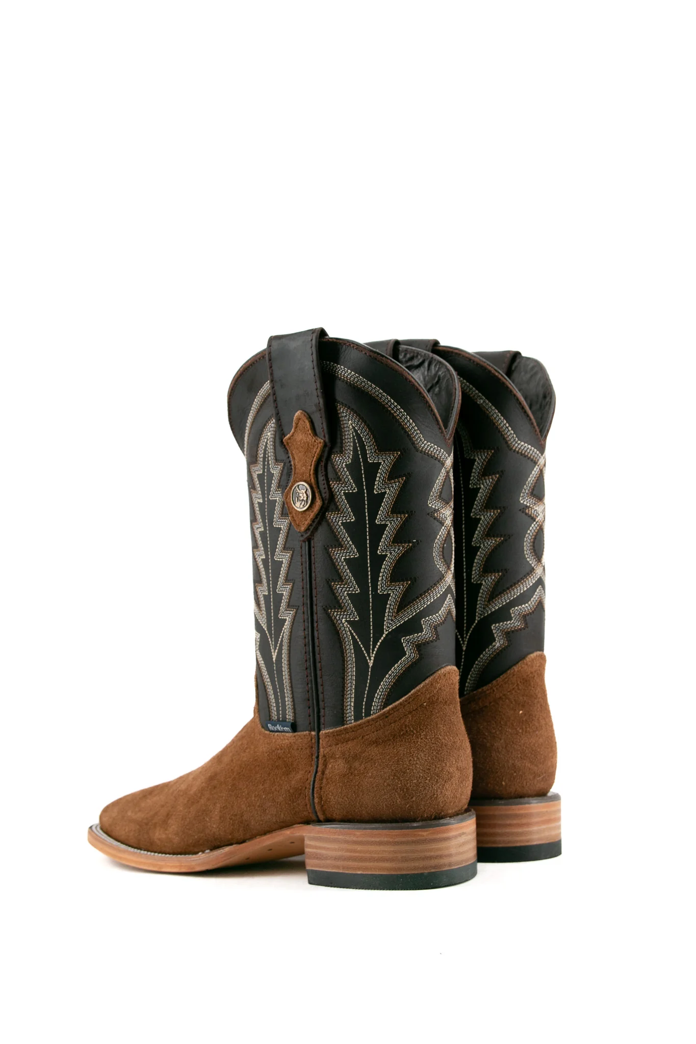 Luke Suede Square Toe Cowboy Boot - Image 23