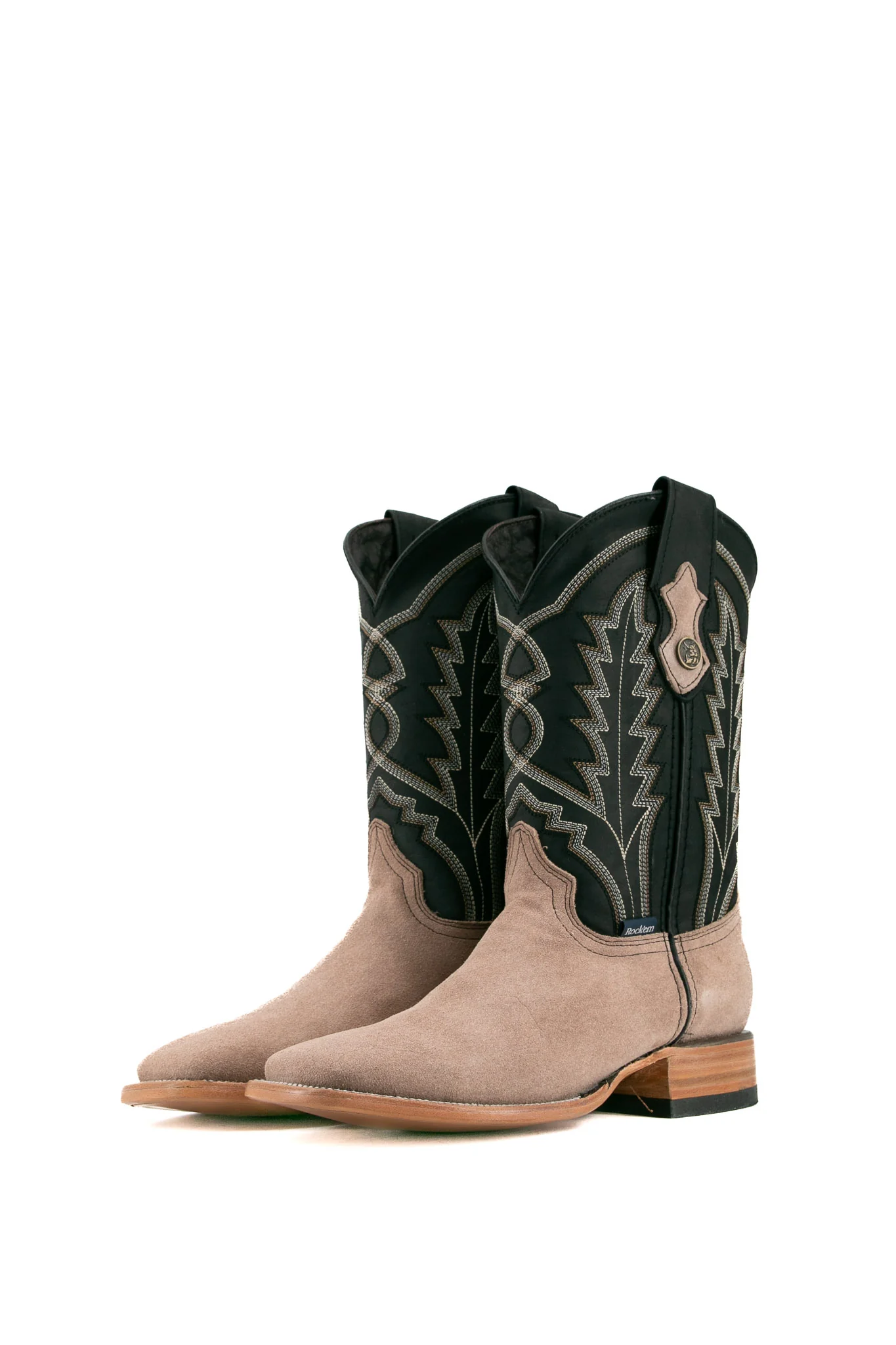 Luke Suede Square Toe Cowboy Boot - Image 6