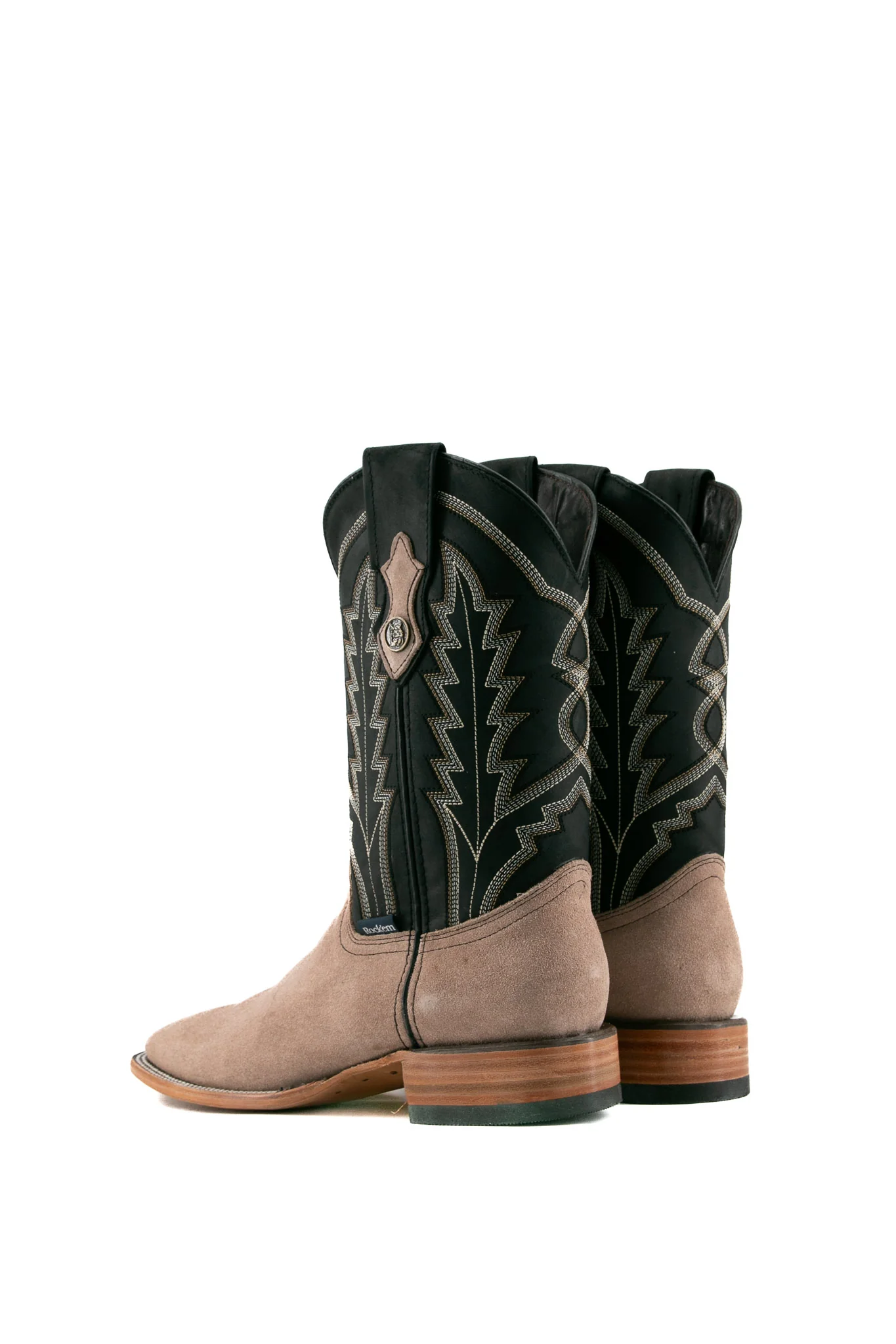 Luke Suede Square Toe Cowboy Boot - Image 8