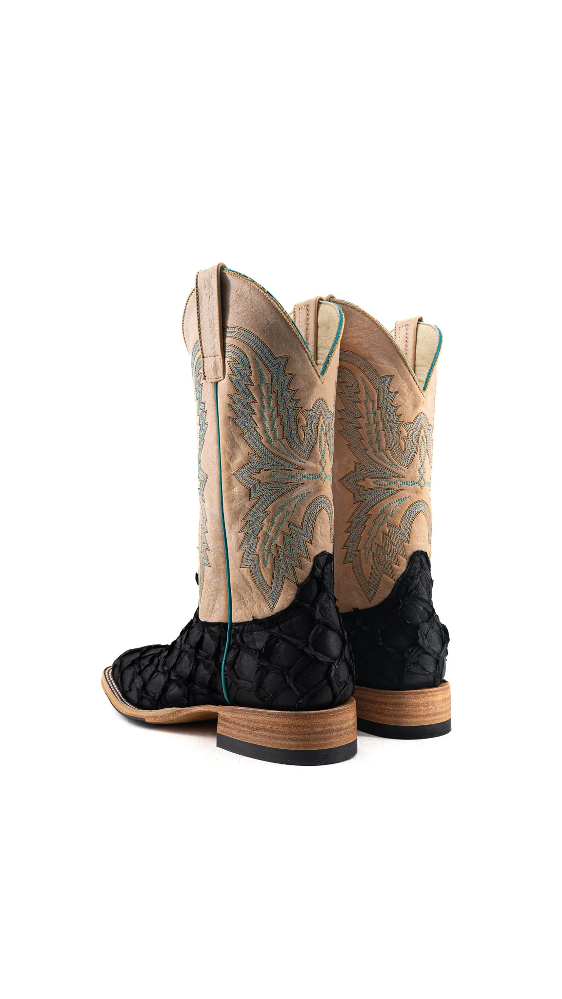 Macie Bean Pirarucu Square Toe Cowgirl Boot - Image 3