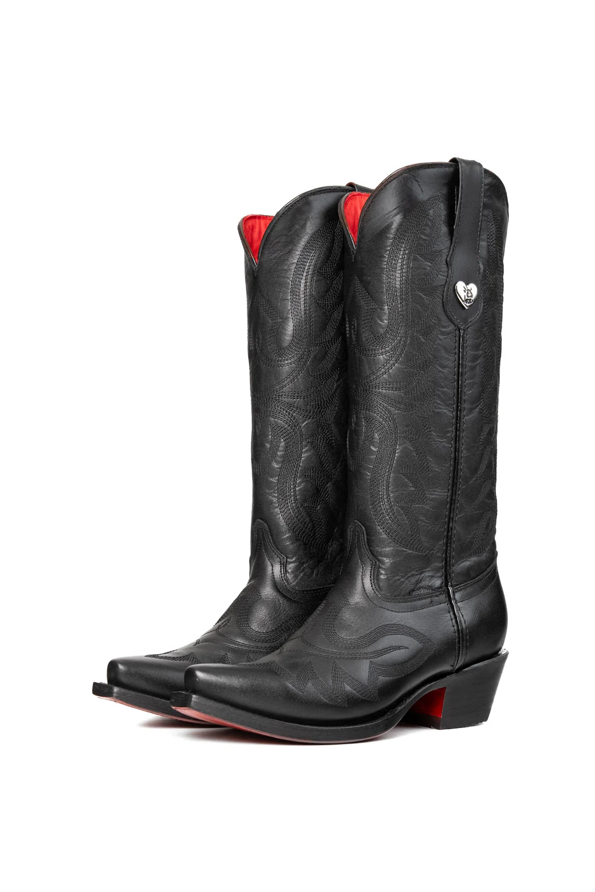 Madeline Midi Red Bottom Snip Toe Cowgirl Boot