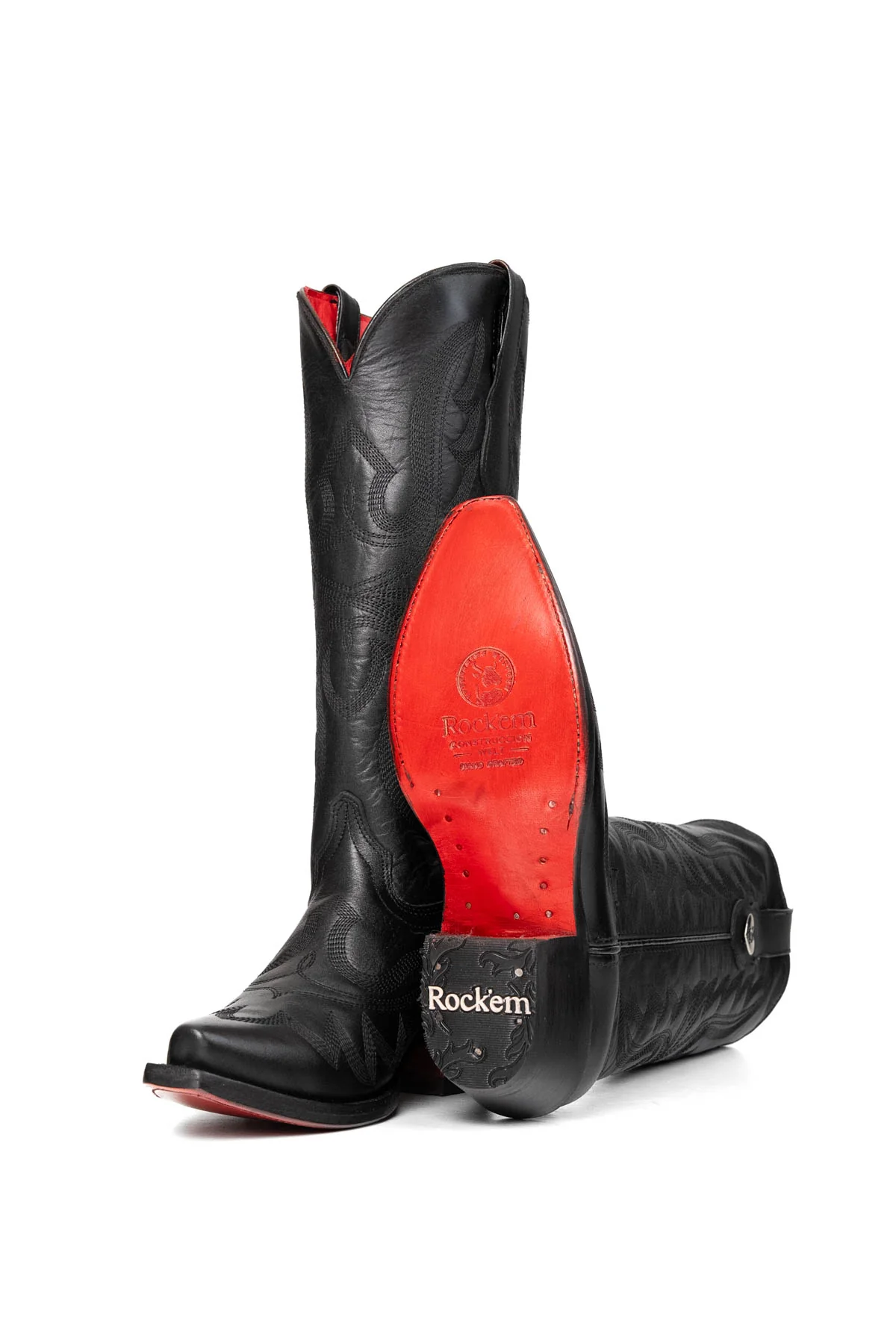 Madeline Midi Red Bottom Snip Toe Cowgirl Boot - Image 2