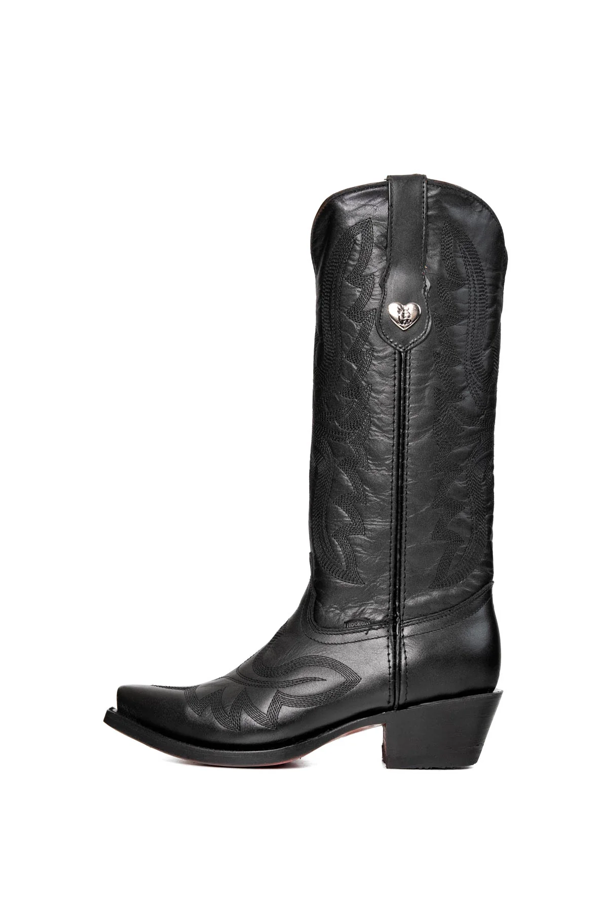 Madeline Midi Red Bottom Snip Toe Cowgirl Boot - Image 3