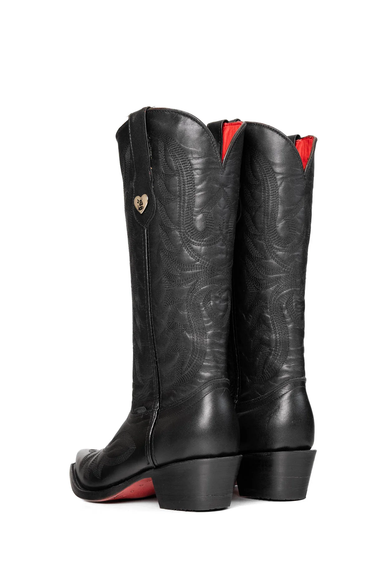 Madeline Midi Red Bottom Snip Toe Cowgirl Boot - Image 4