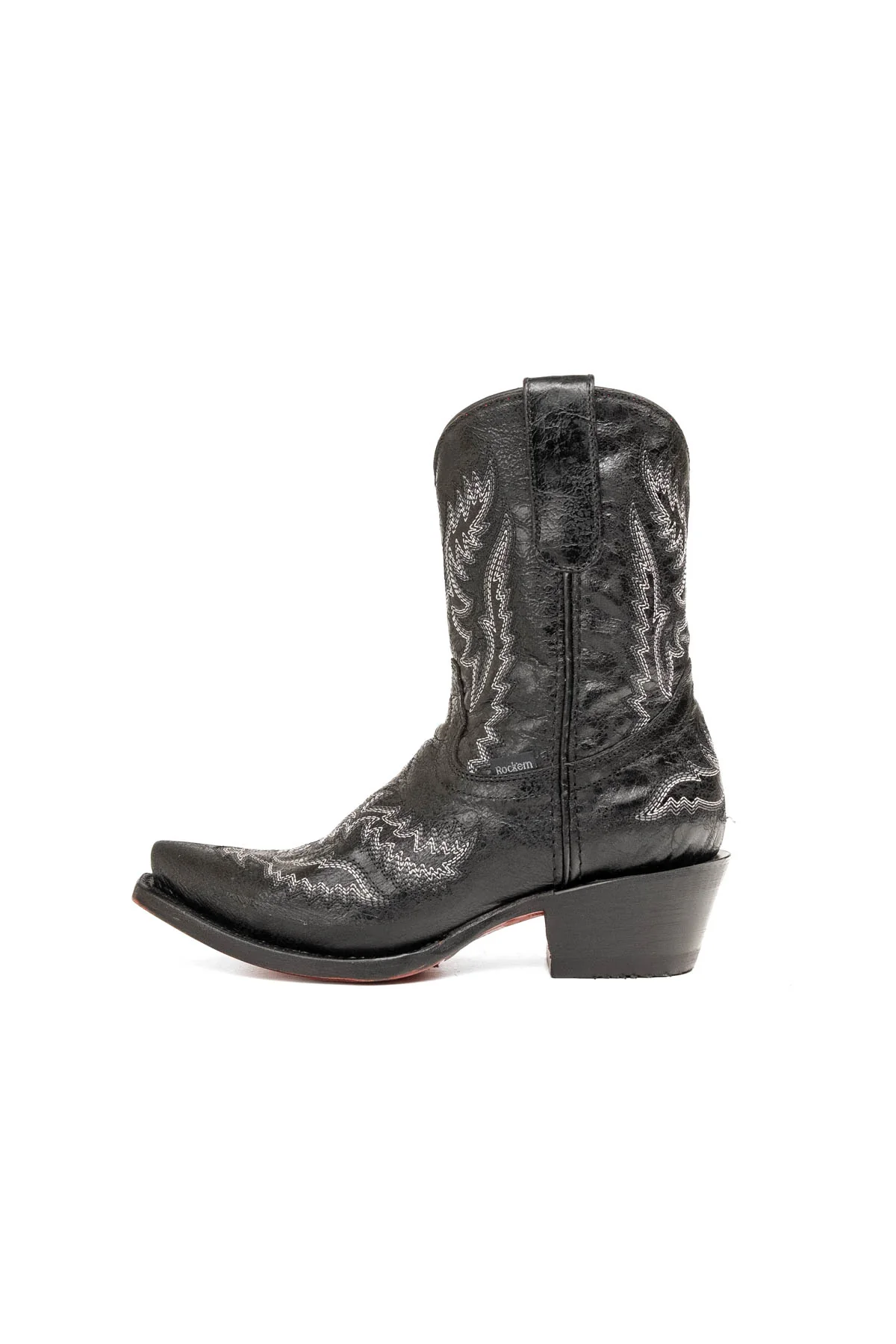 Magali Red Bottom Snip Toe Ankle Boot - Image 3