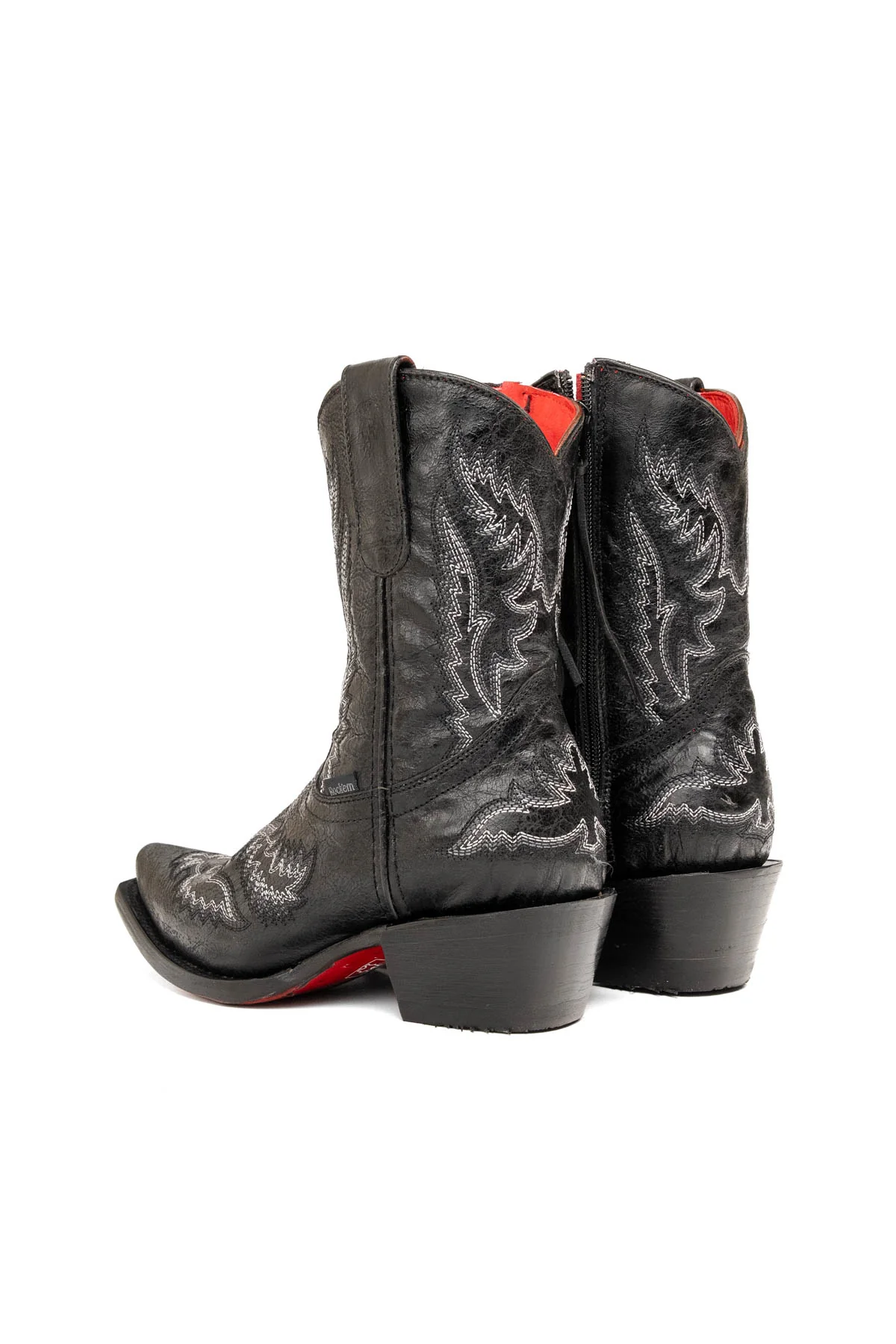 Magali Red Bottom Snip Toe Ankle Boot - Image 5