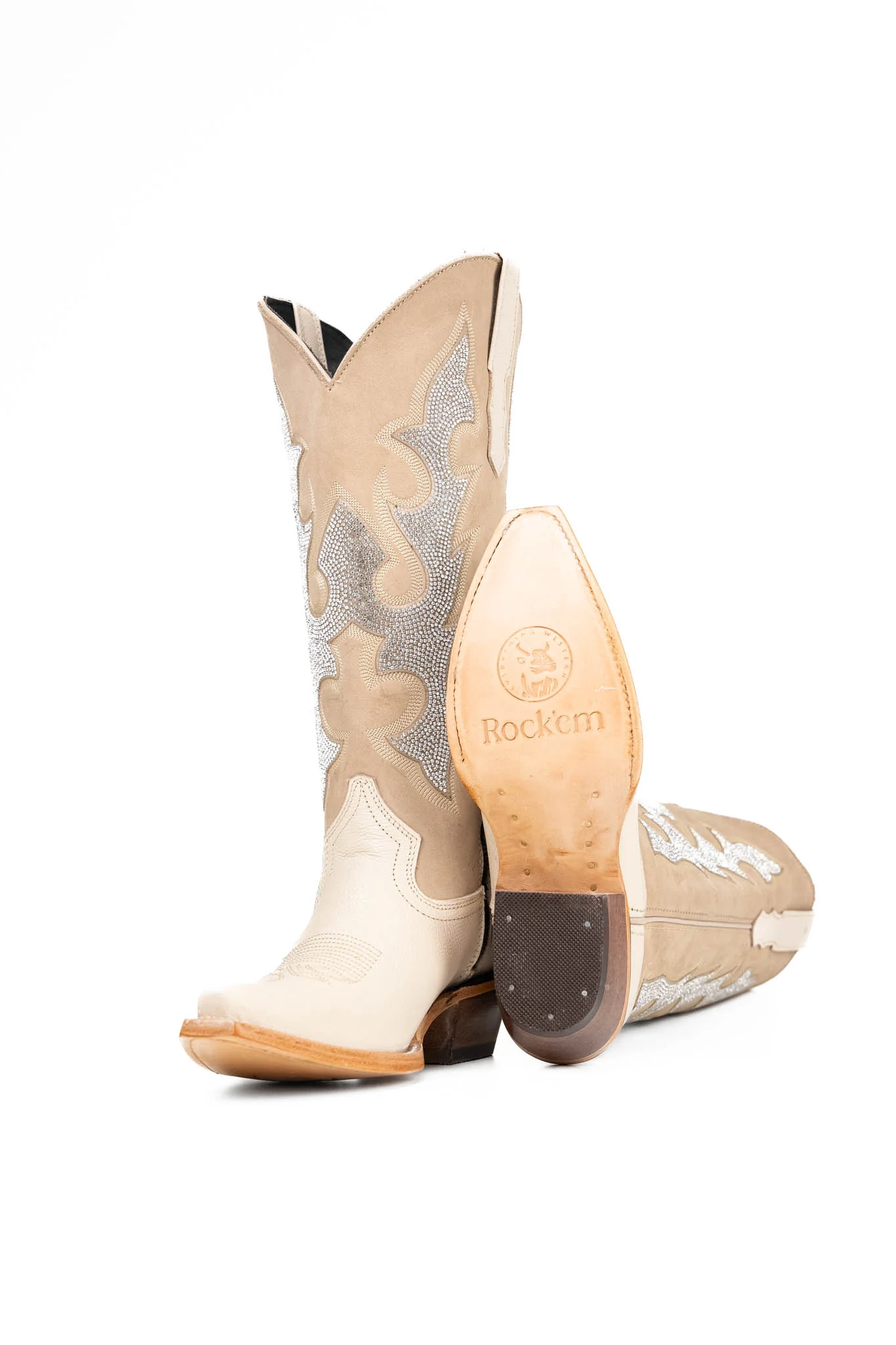 Makayla Midi Wide Calf Snip Toe Cowgirl Boot - Image 5