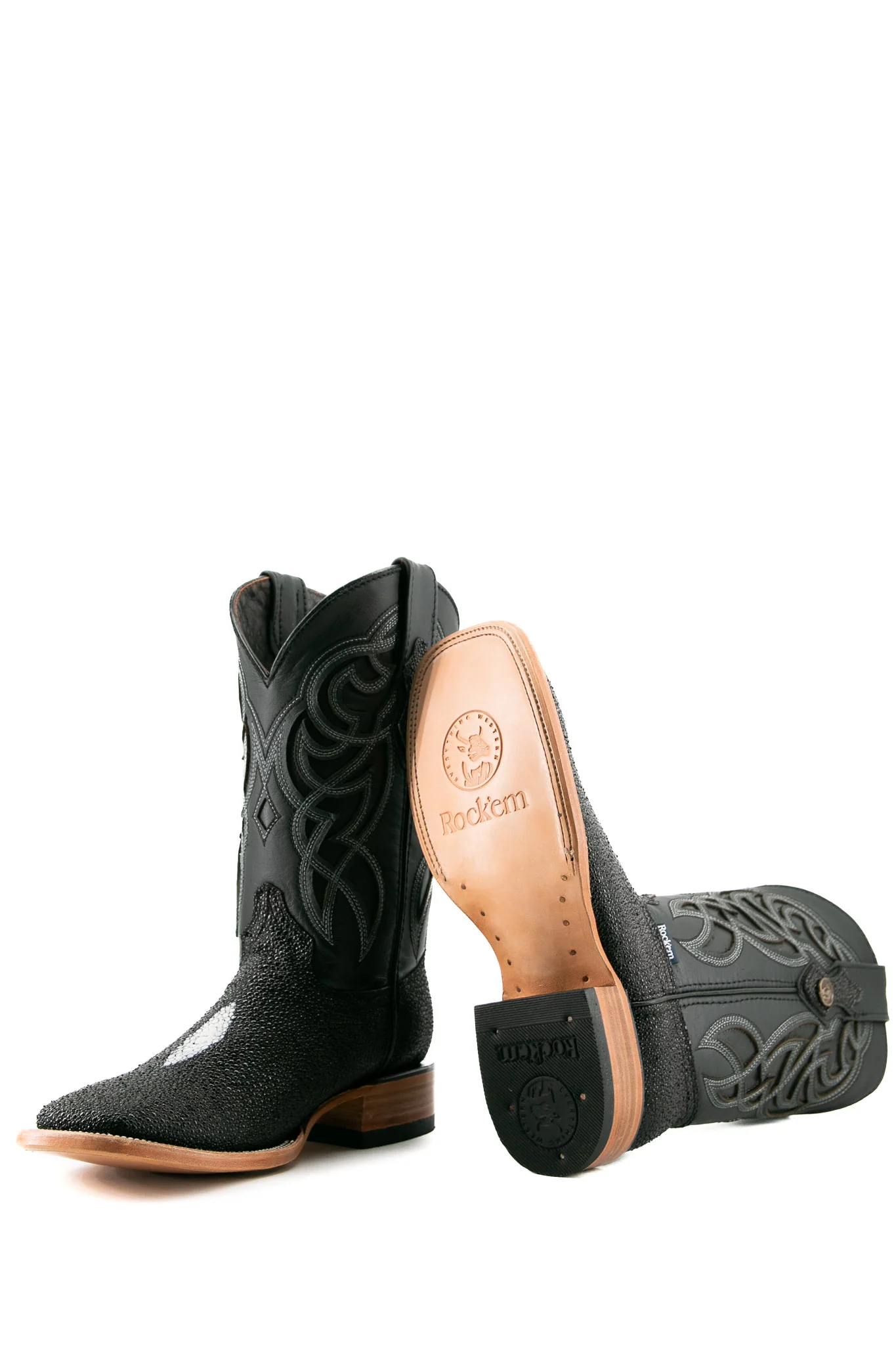 Stingray Square Toe Cowboy Boot - Image 5