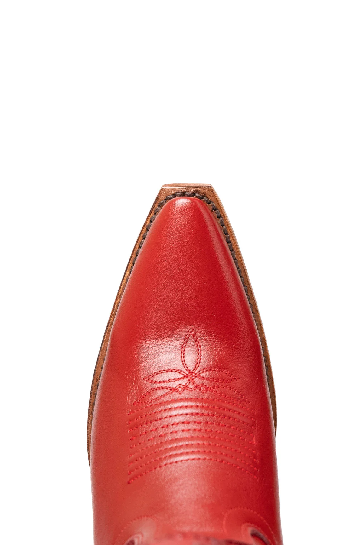 Marbella Tall Red Bottom Snip Toe Cowgirl Boot - Image 6