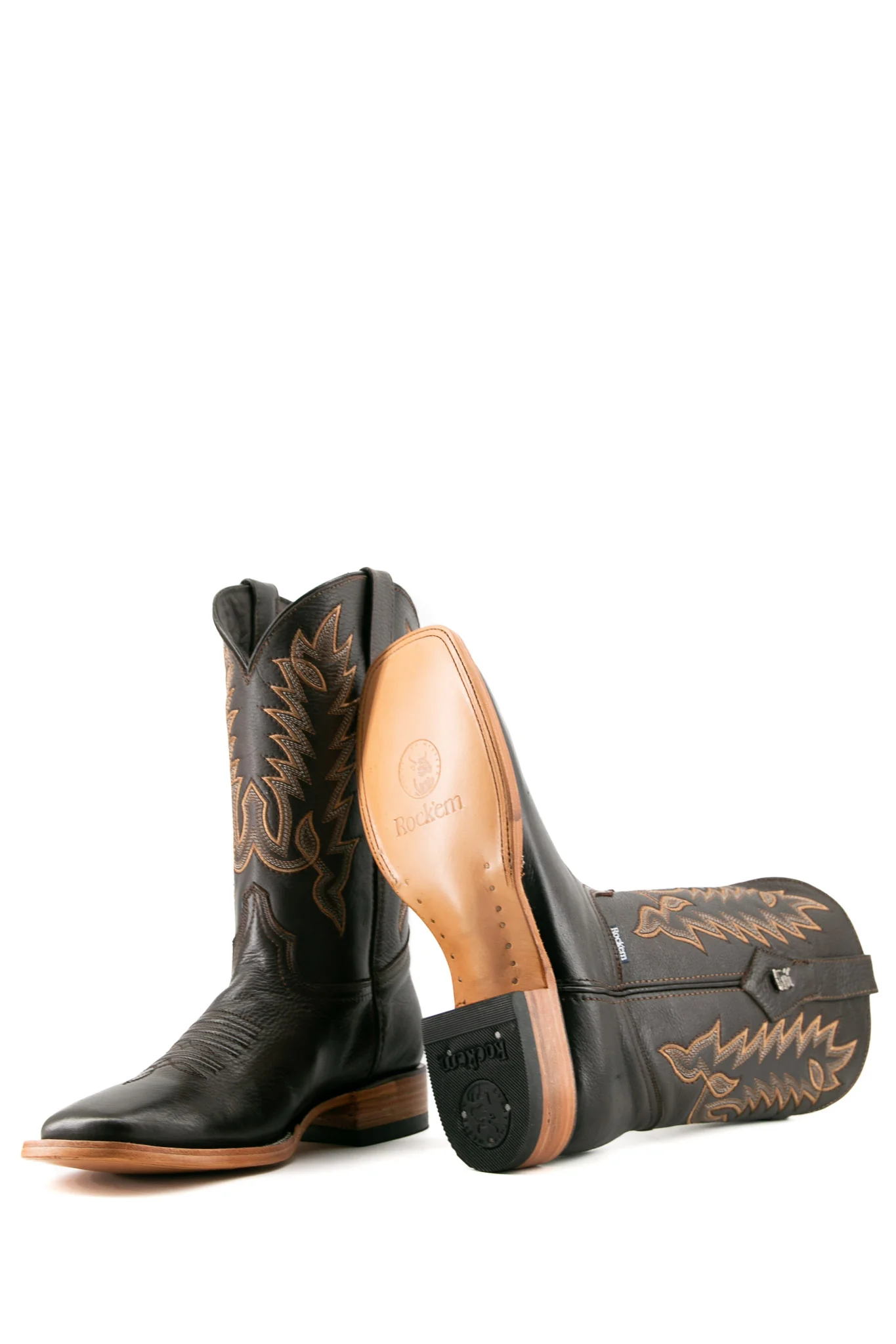 Connery Rainbow Square Toe Cowboy Boot - Image 21