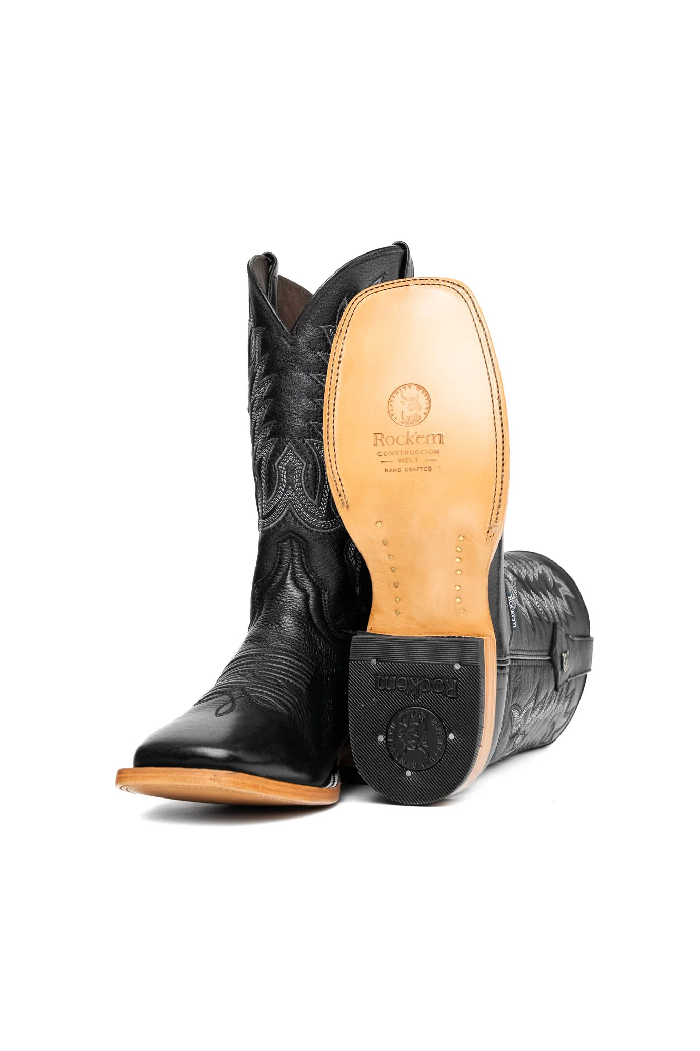 Connery Rainbow Square Toe Cowboy Boot - Image 5