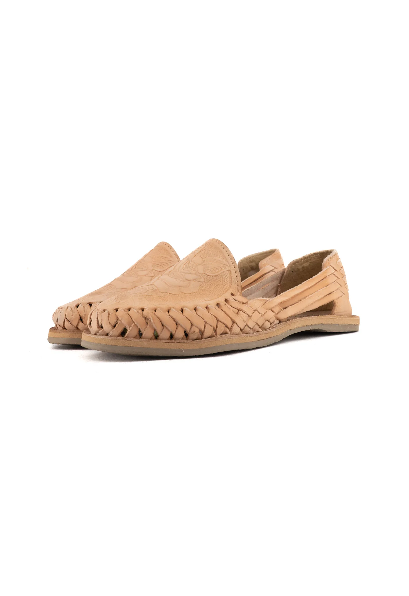 Marisol Leather Rose Shoe Huarache - Image 10
