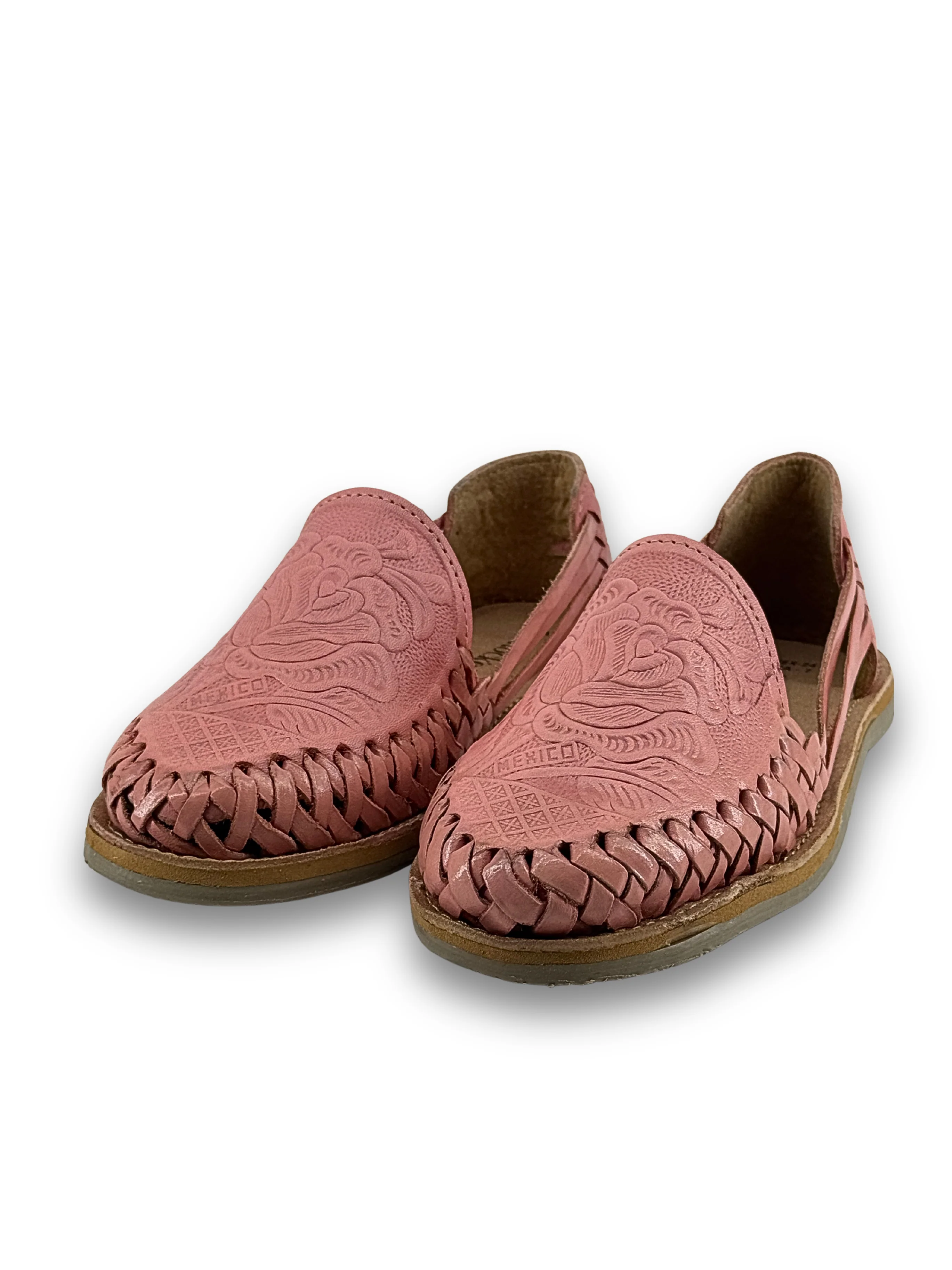 Marisol Leather Rose Shoe Huarache - Image 16