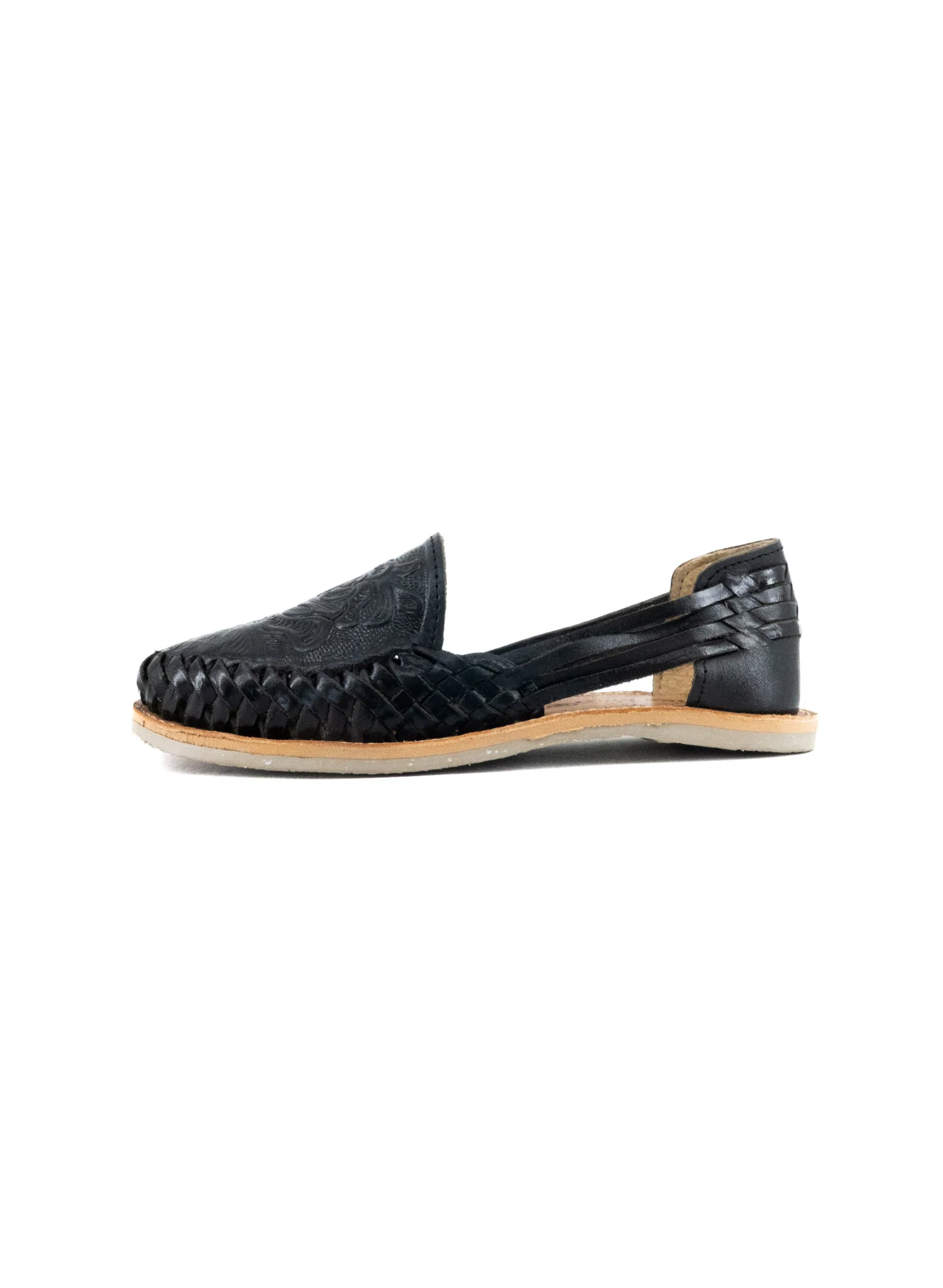 Marisol Leather Rose Shoe Huarache - Image 2