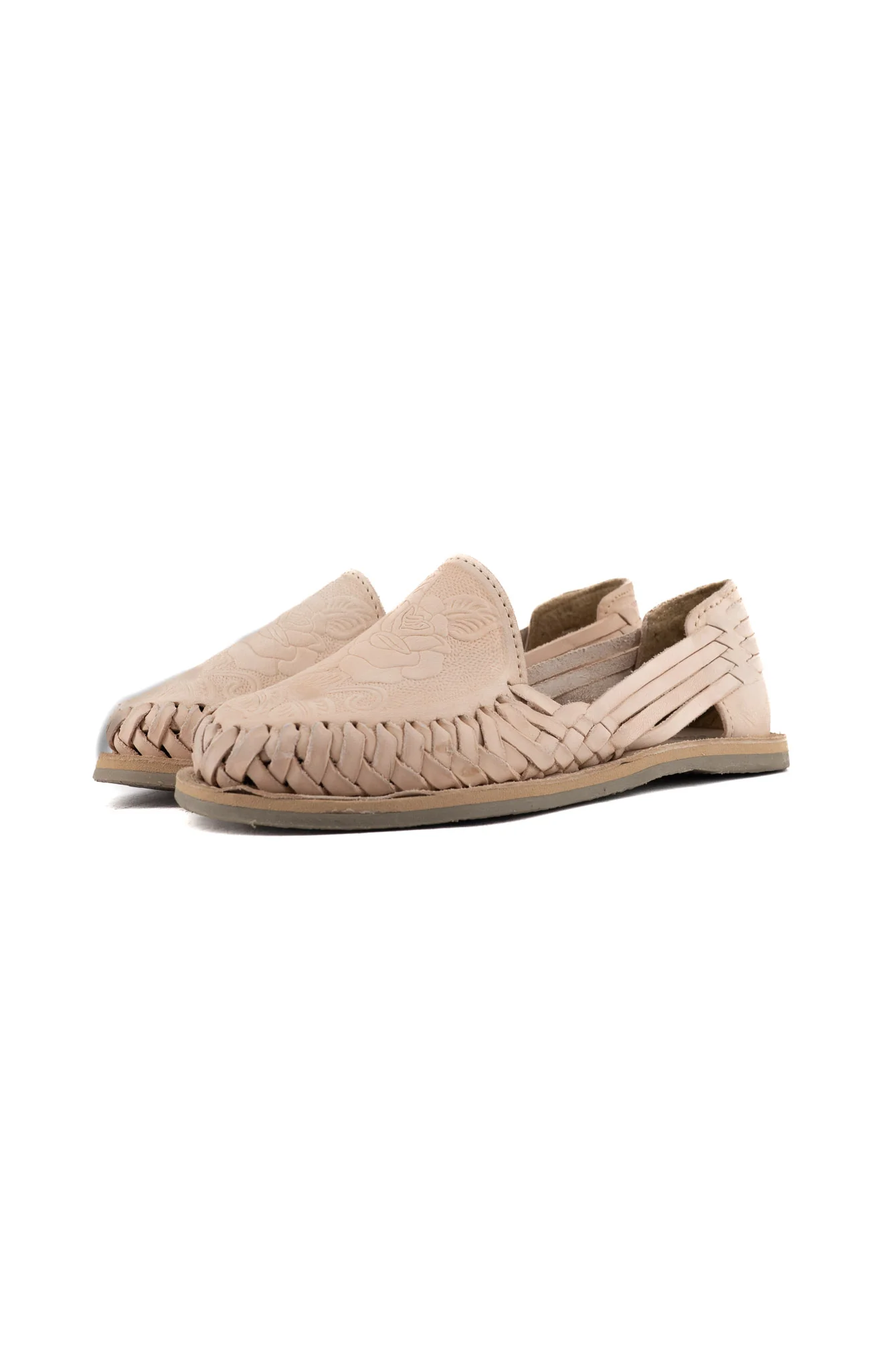 Marisol Leather Rose Shoe Huarache - Image 4