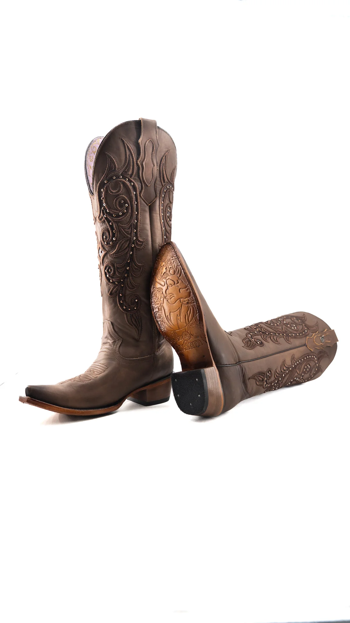 Elizabeth Tall Snip Toe Cowgirl Boot - Image 14
