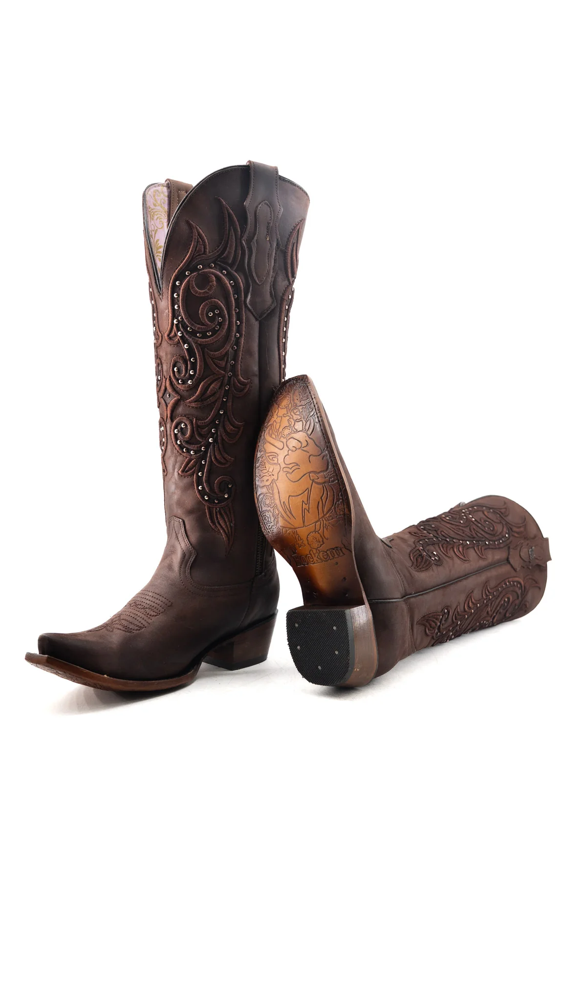 Elizabeth Tall Snip Toe Cowgirl Boot - Image 4