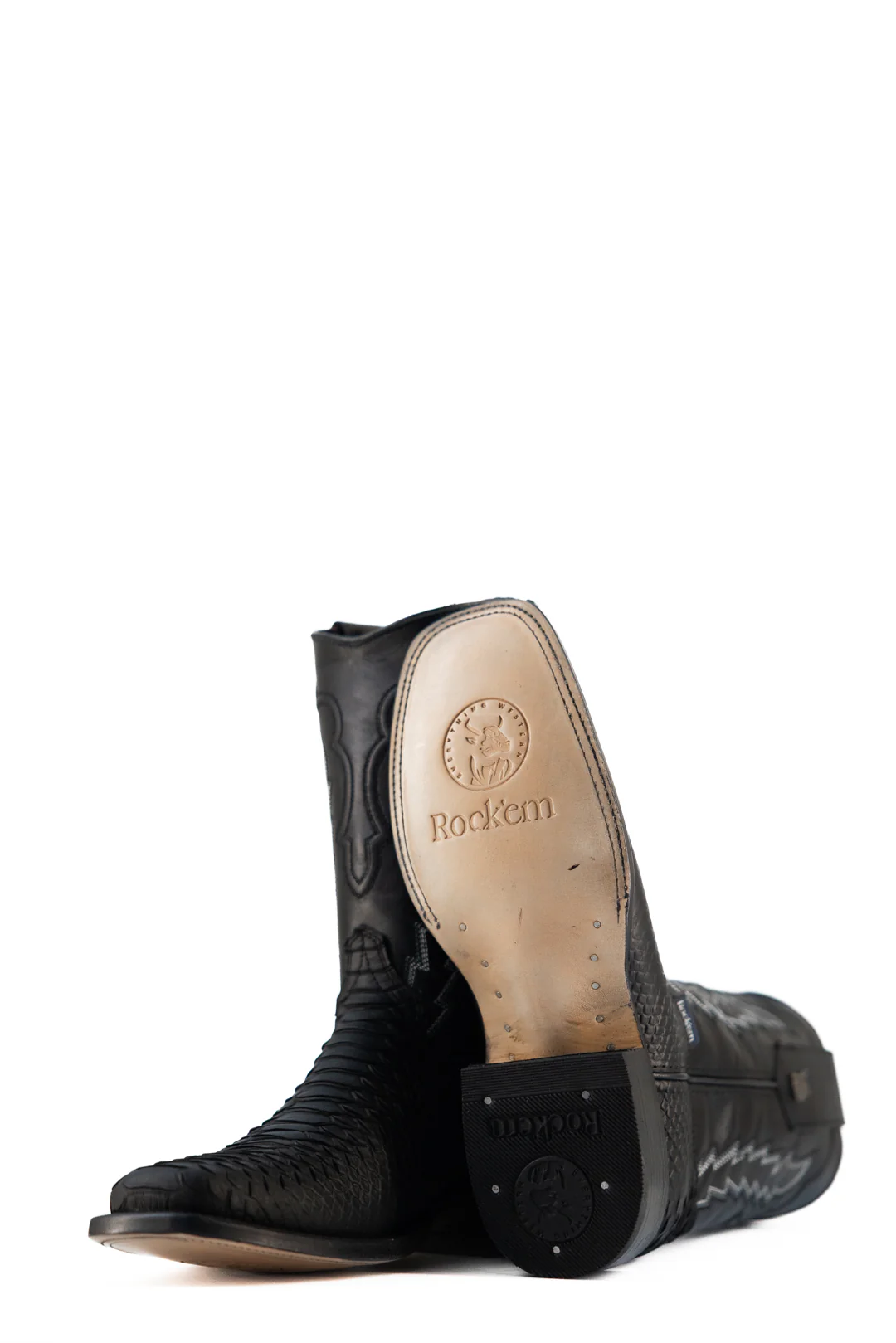 Lawrence Python  Rodeo Cowboy Boot - Image 4