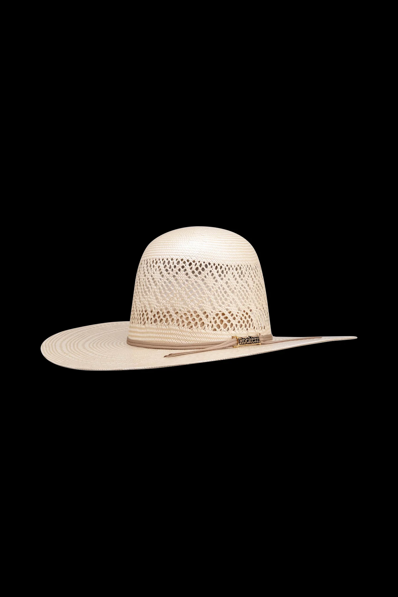 Rock'em 100X Maverick Open Crown Straw Hat - Image 2