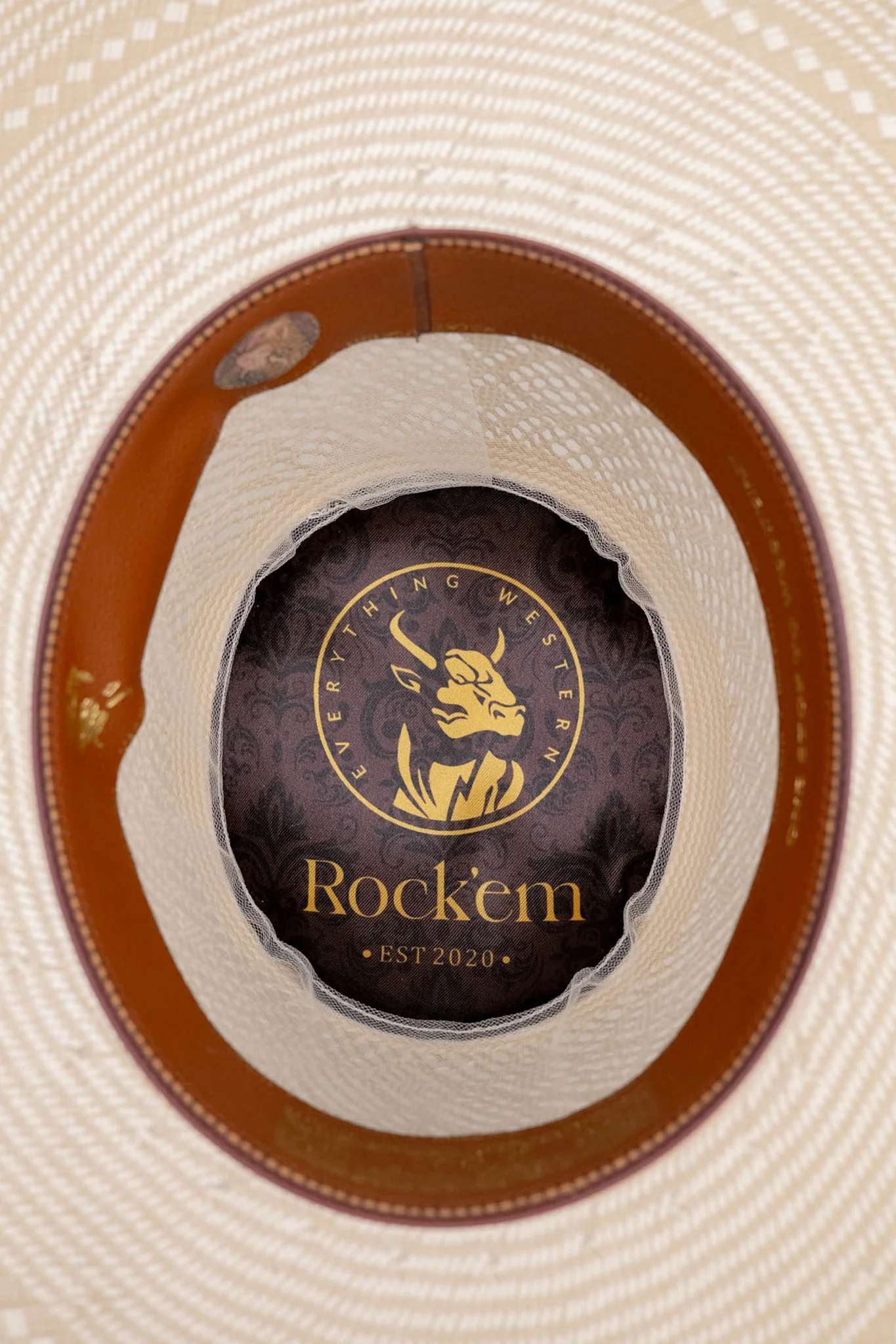 Rock'em 100X Maverick Open Crown Straw Hat - Image 5