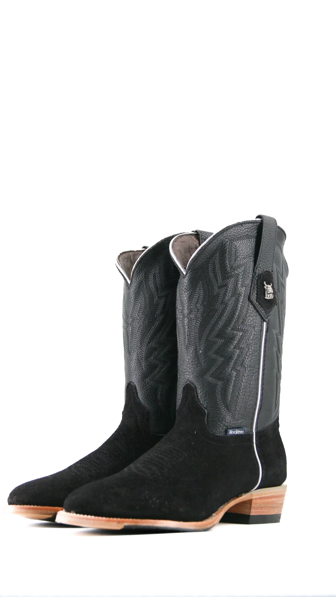 Maverick Roughout Round Toe Cowboy Boot - Image 11