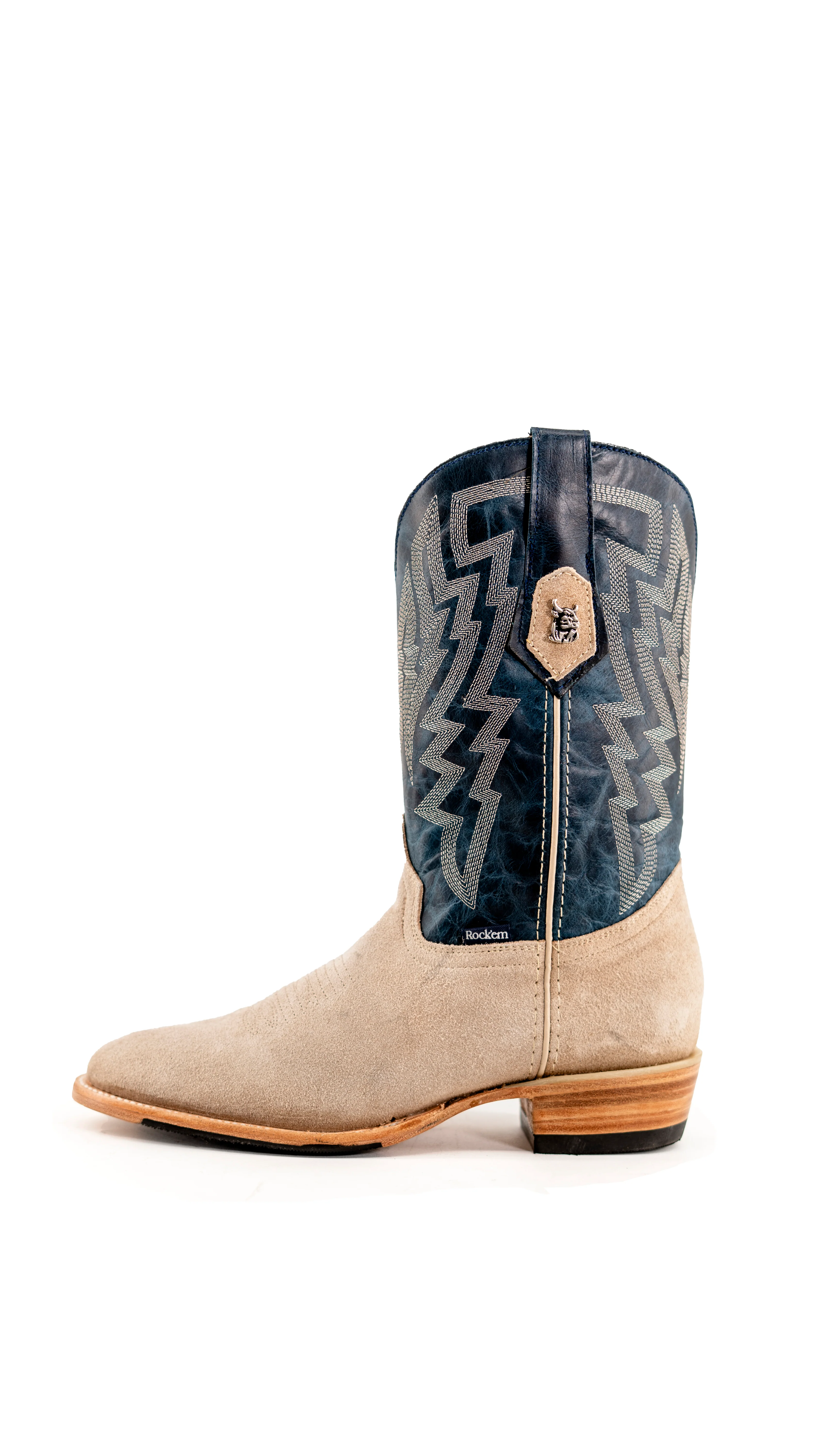 Maverick Roughout Round Toe Cowboy Boot - Image 17