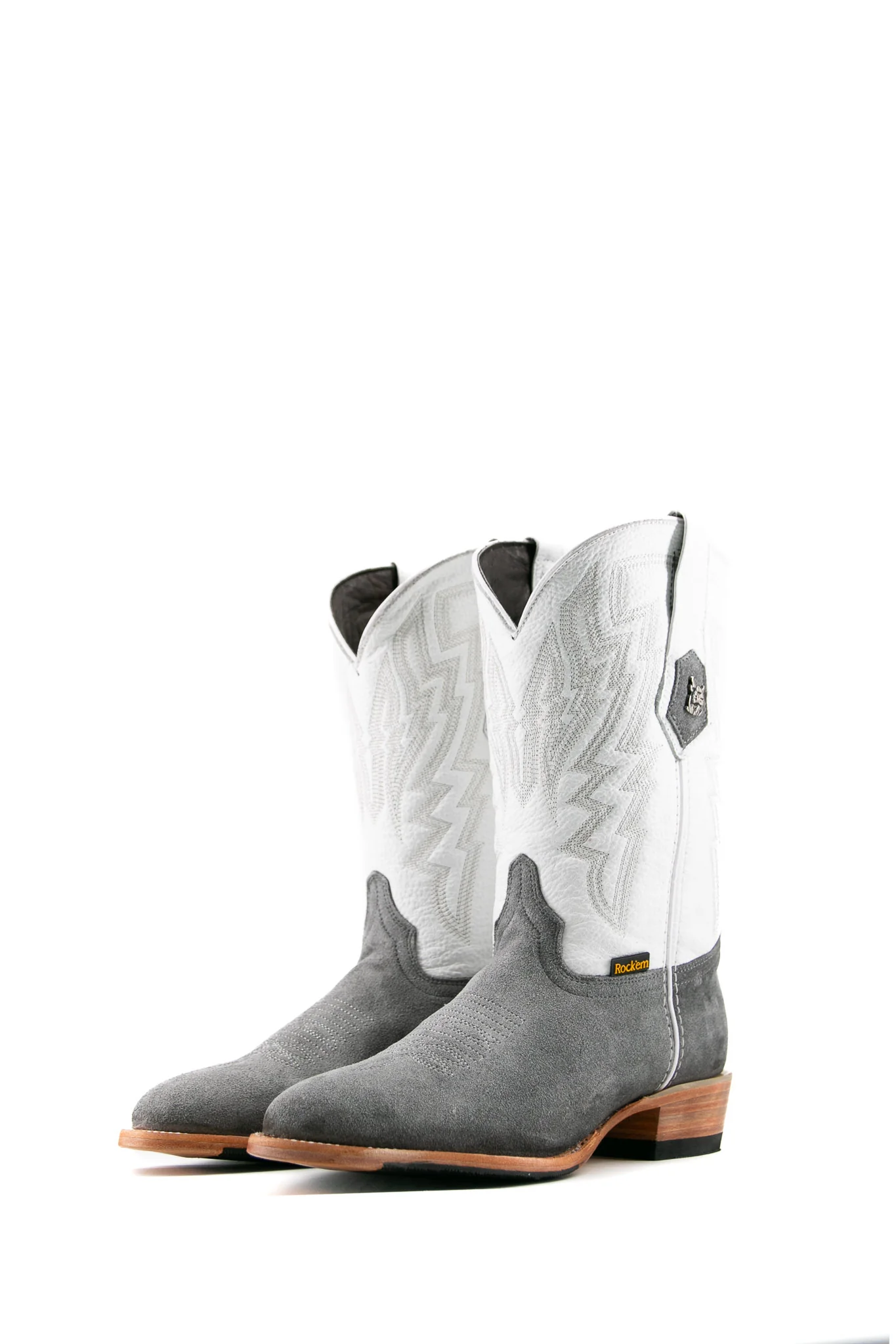Maverick Roughout Round Toe Cowboy Boot - Image 6