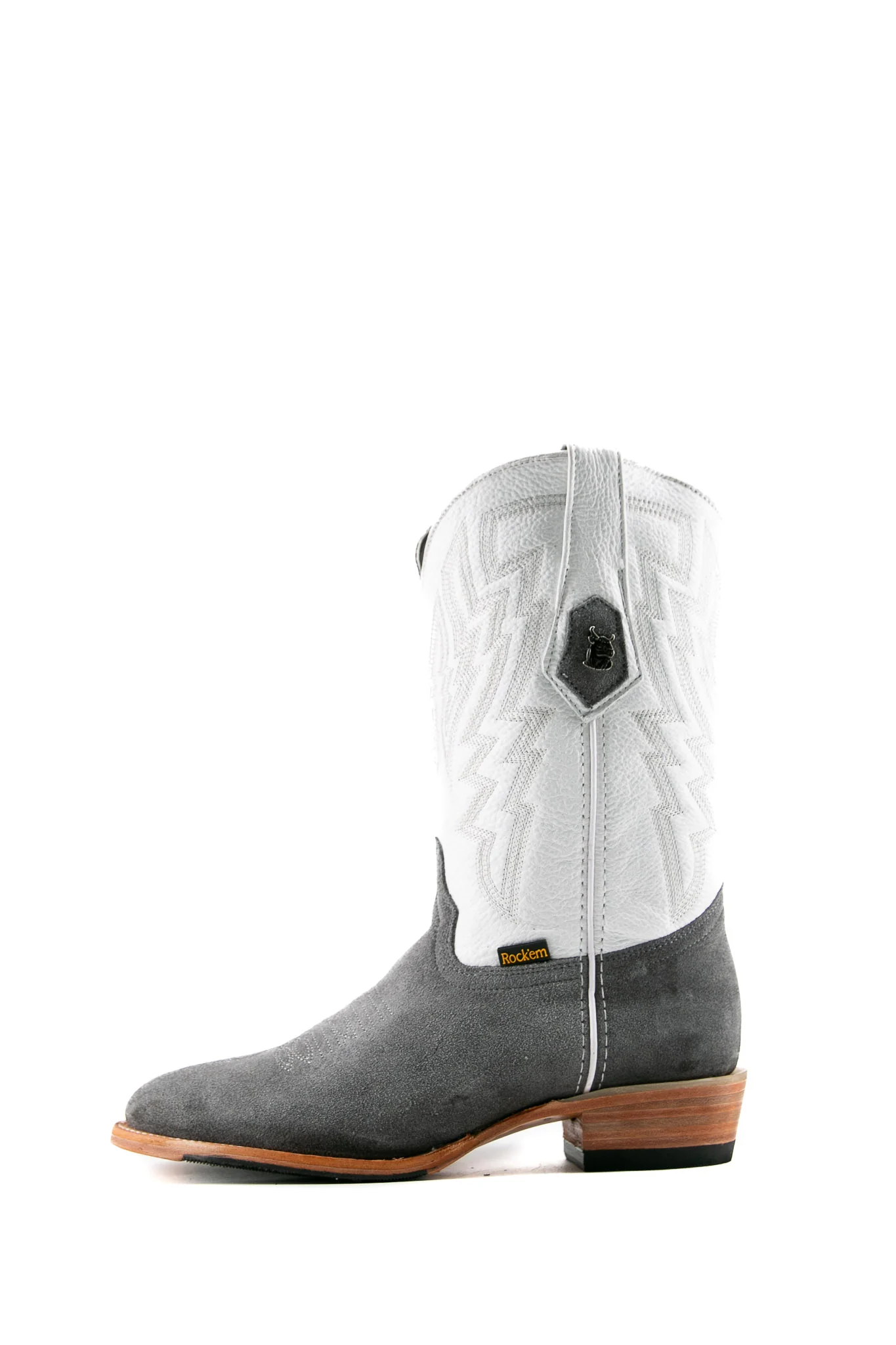 Maverick Roughout Round Toe Cowboy Boot - Image 7