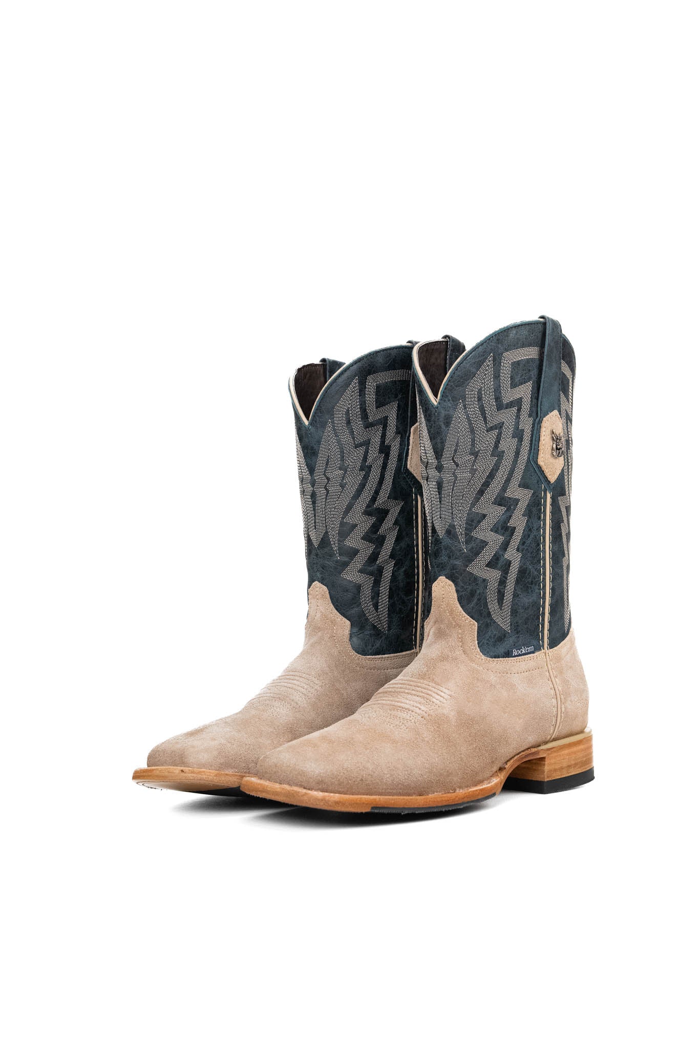 Maverick Roughout Square Toe Cowboy Boot - Image 11