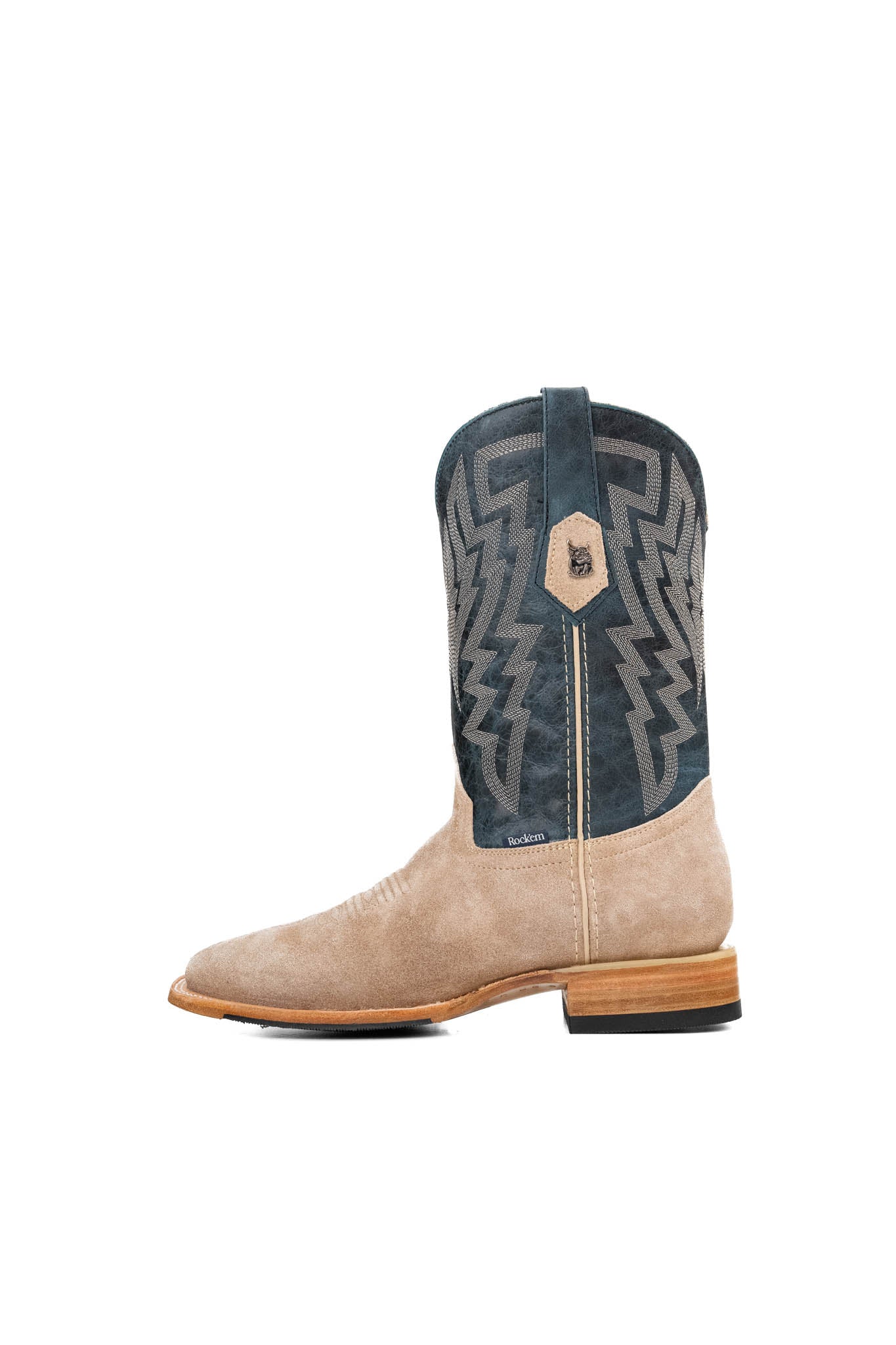 Maverick Roughout Square Toe Cowboy Boot - Image 12