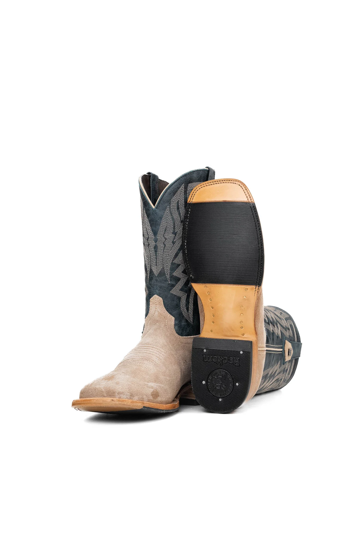 Maverick Roughout Square Toe Cowboy Boot - Image 14