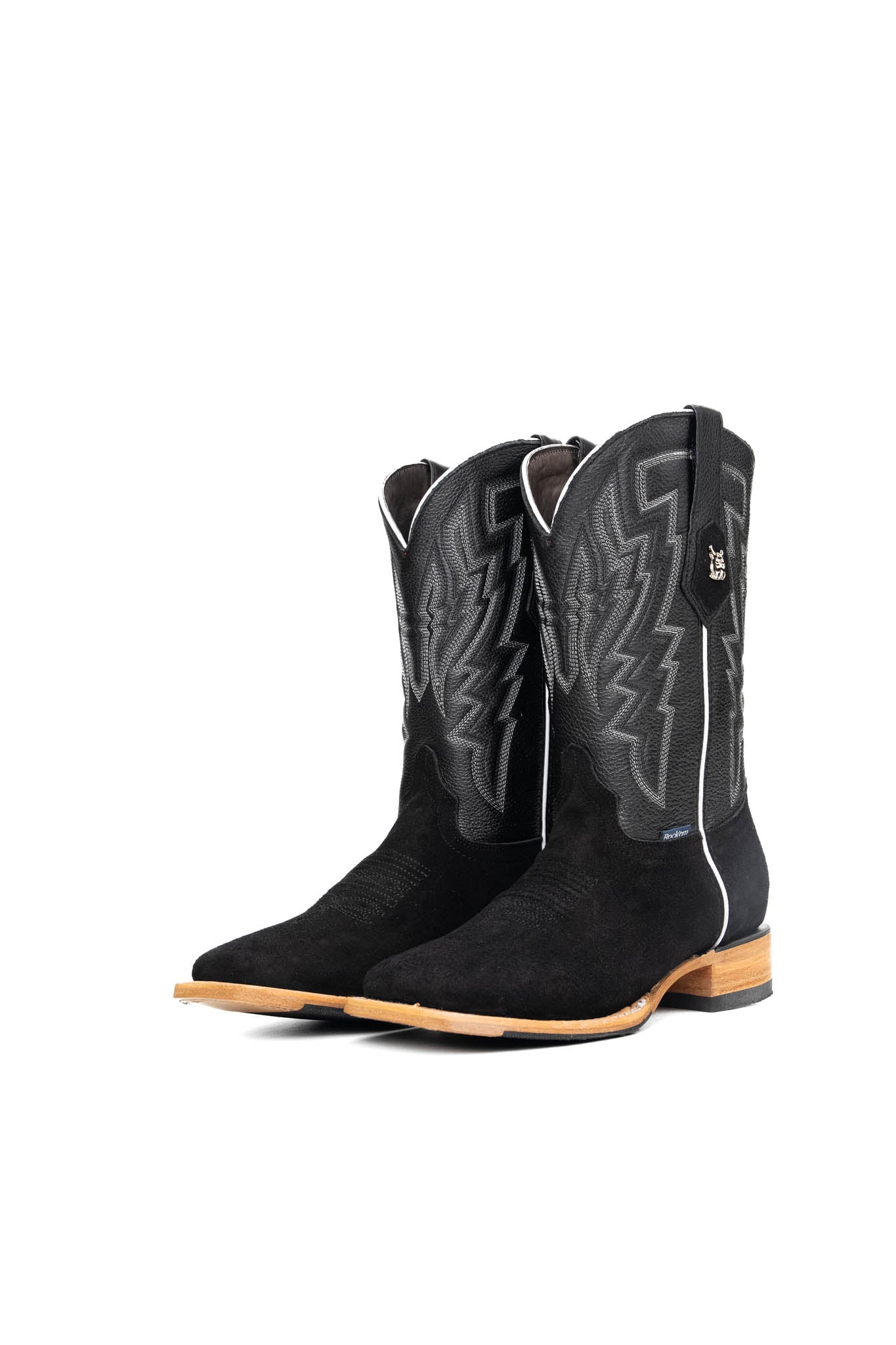Maverick Roughout Square Toe Cowboy Boot - Image 16