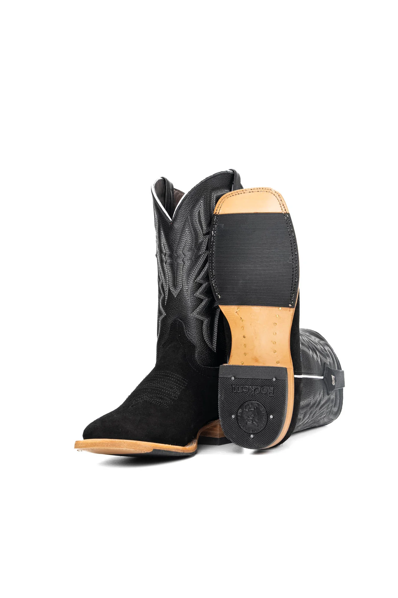 Maverick Roughout Square Toe Cowboy Boot - Image 19
