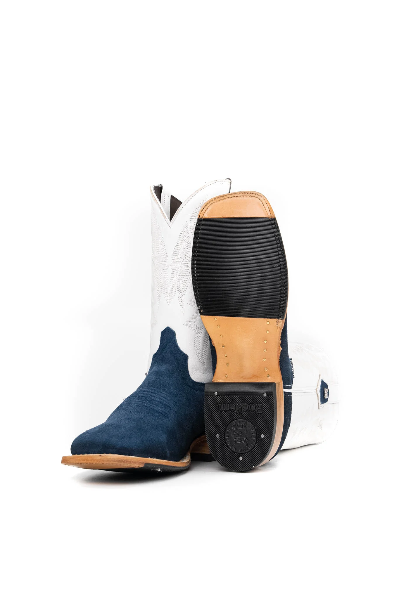 Maverick Roughout Square Toe Cowboy Boot - Image 9