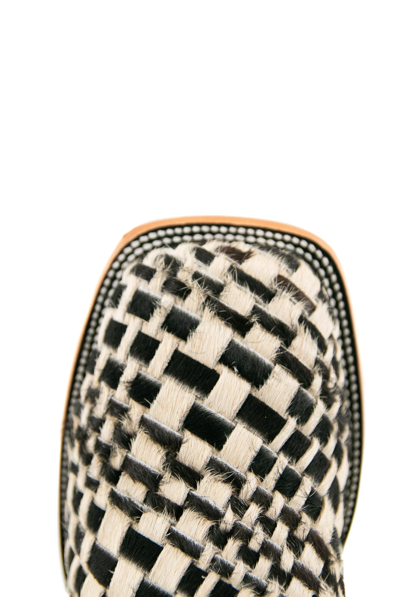 Rock'em Woven Cowhide Square Toe Cowboy Boot - Image 10
